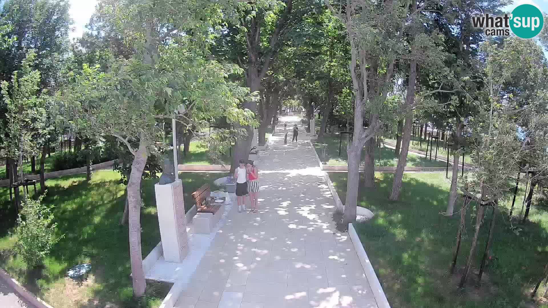 Writers’ Park Webcam Senj – Live by the Sea