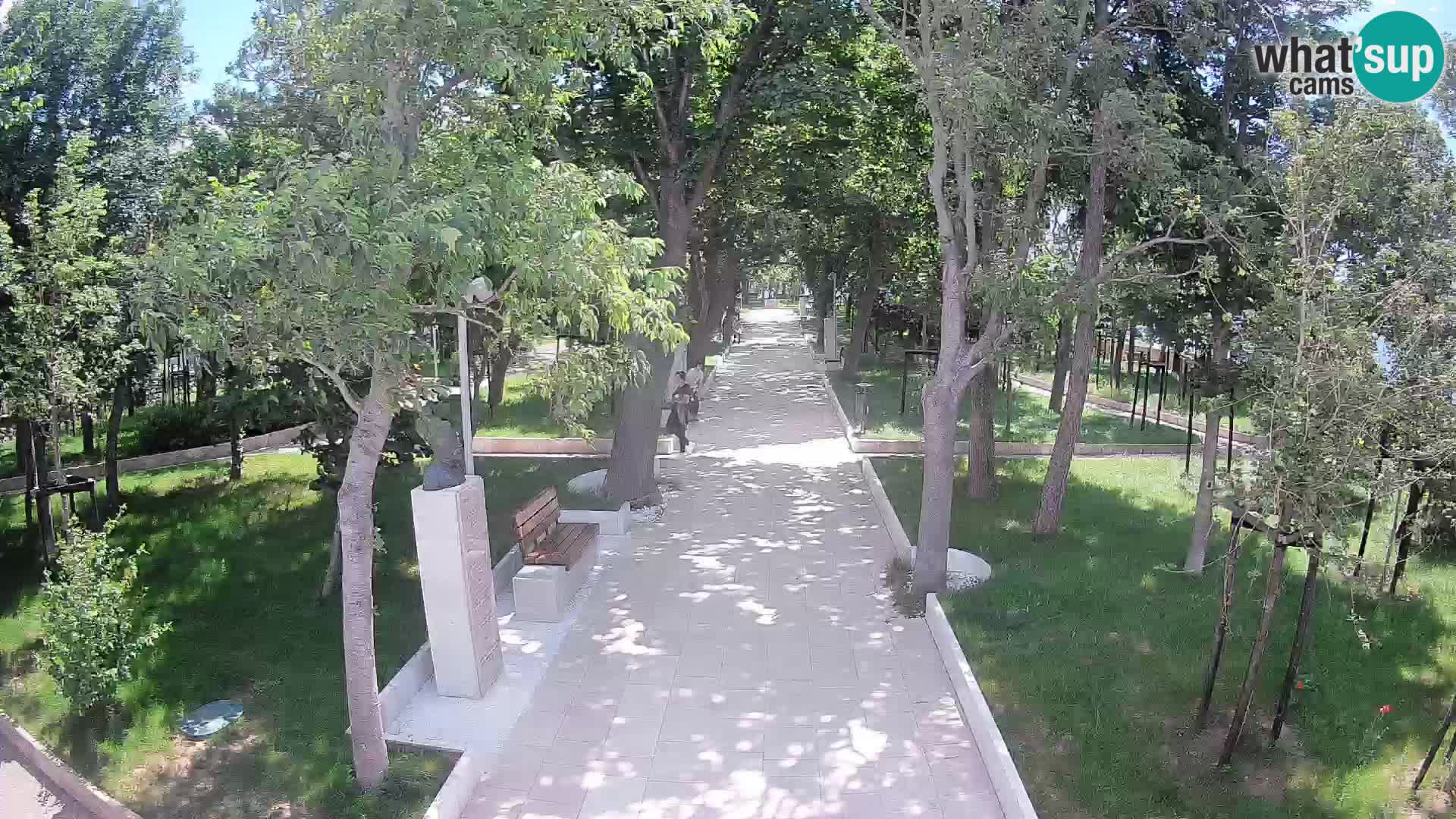 Webcam Schriftstellerpark Senj – Live am Meer