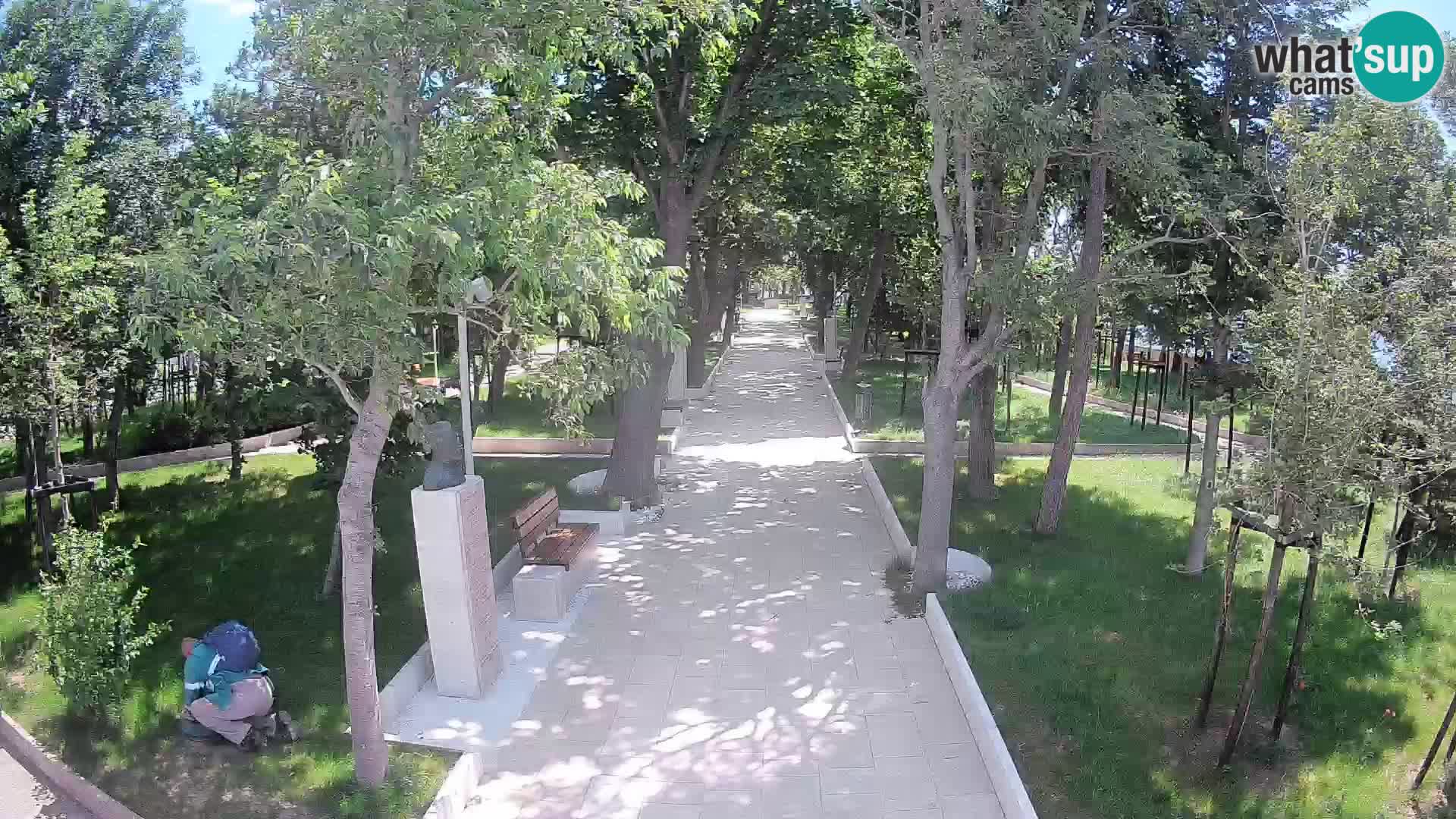 Writers’ Park Webcam Senj – Live by the Sea