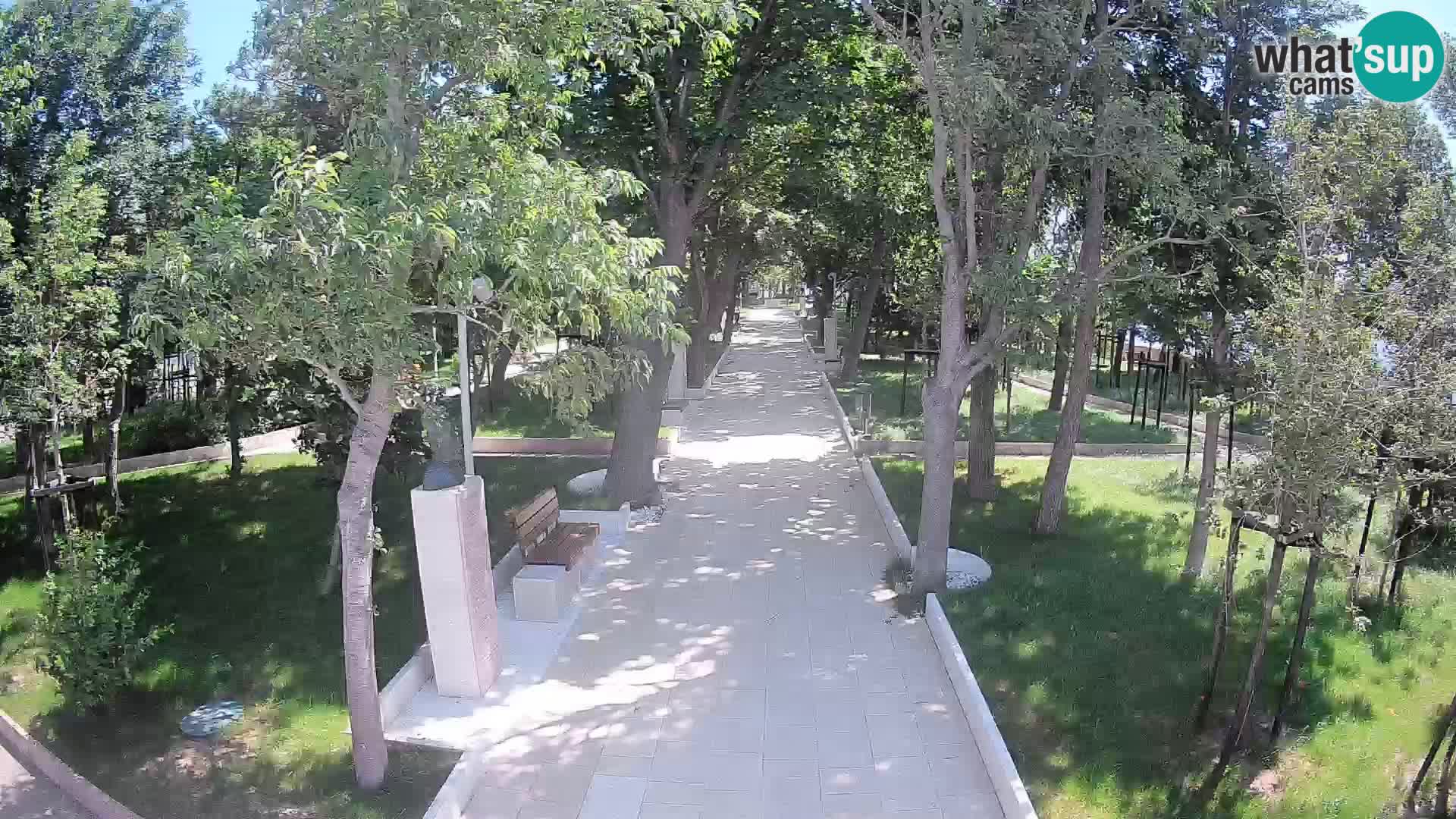 Writers’ Park Webcam Senj – Live by the Sea