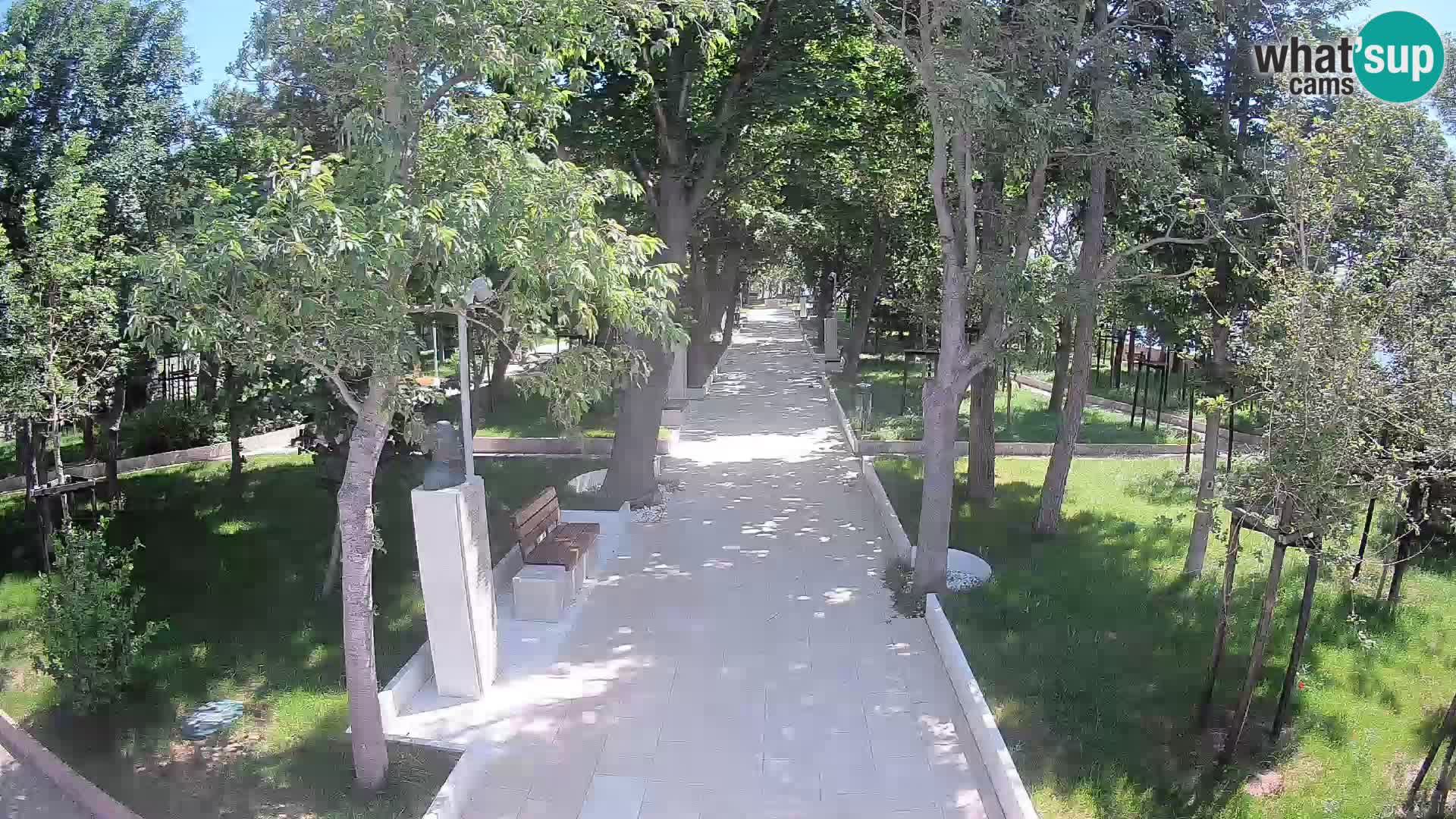 Webcam Schriftstellerpark Senj – Live am Meer