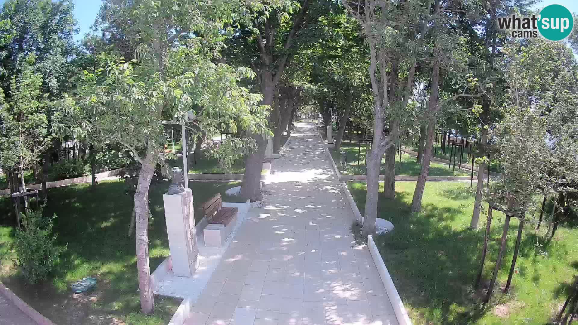 Webcam Schriftstellerpark Senj – Live am Meer