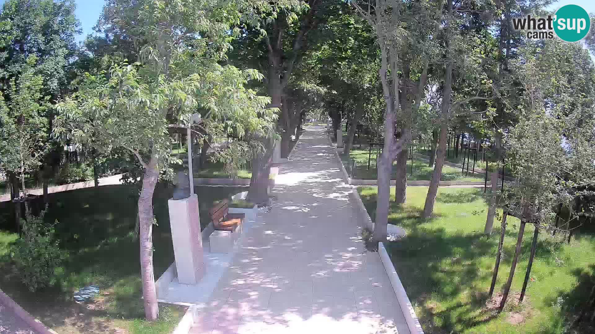 Webcam Schriftstellerpark Senj – Live am Meer