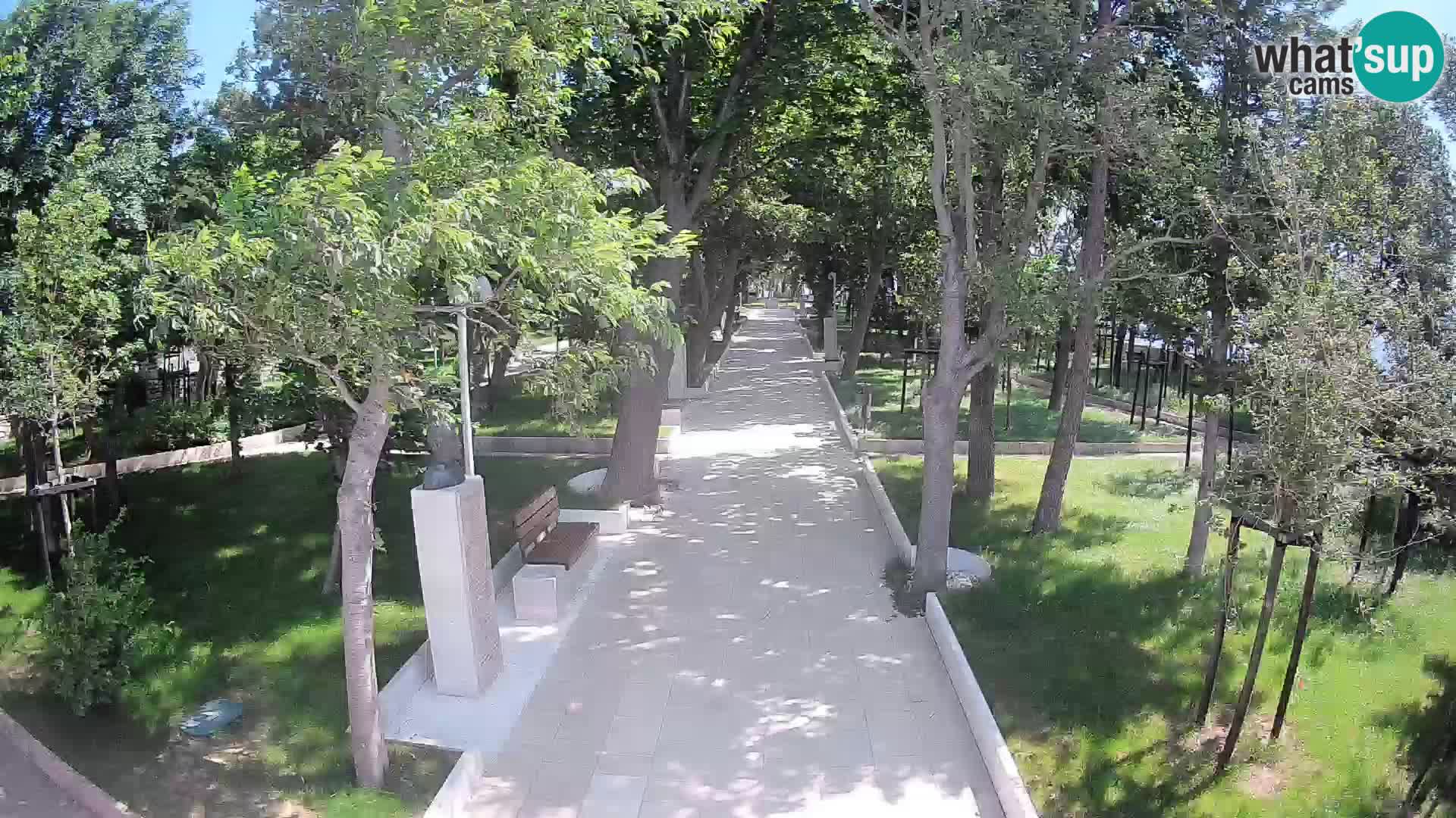 Webcam Schriftstellerpark Senj – Live am Meer