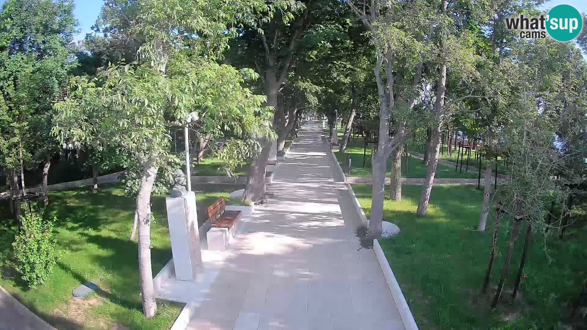 Writers’ Park Webcam Senj – Live by the Sea