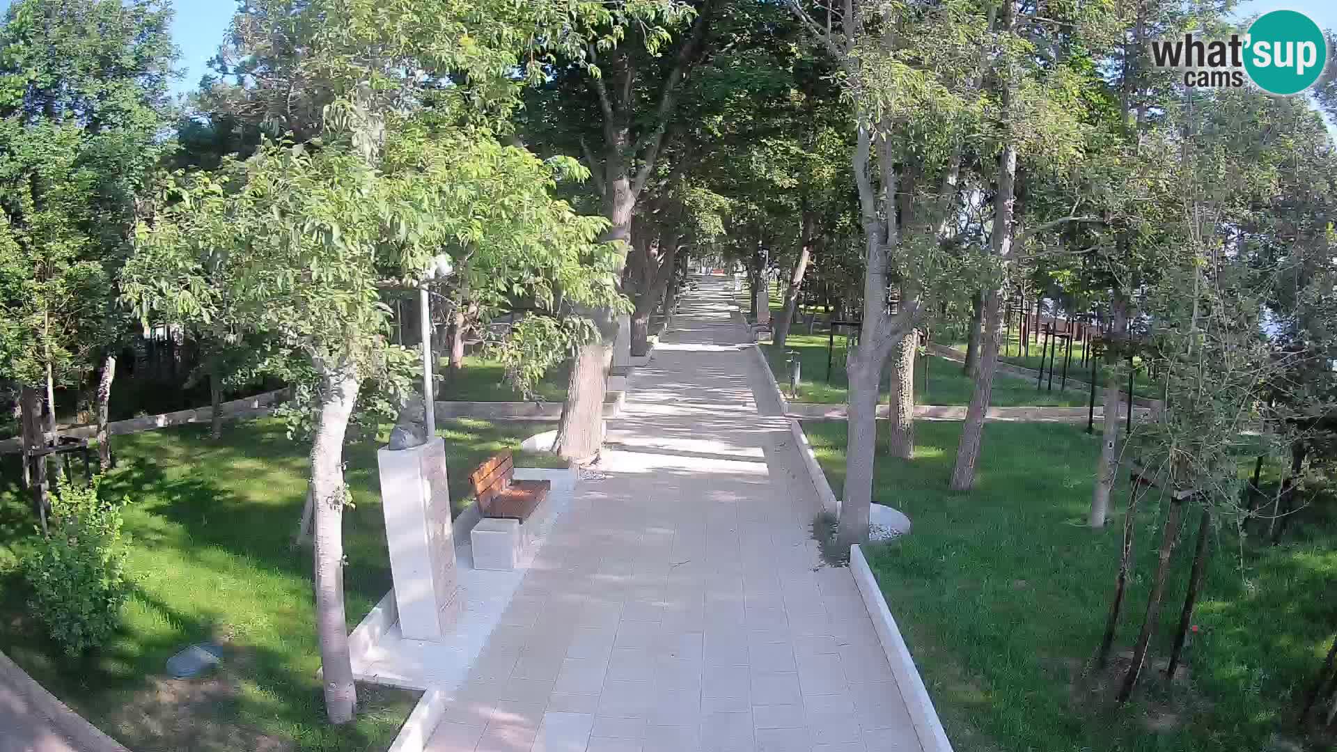 Webcam Schriftstellerpark Senj – Live am Meer