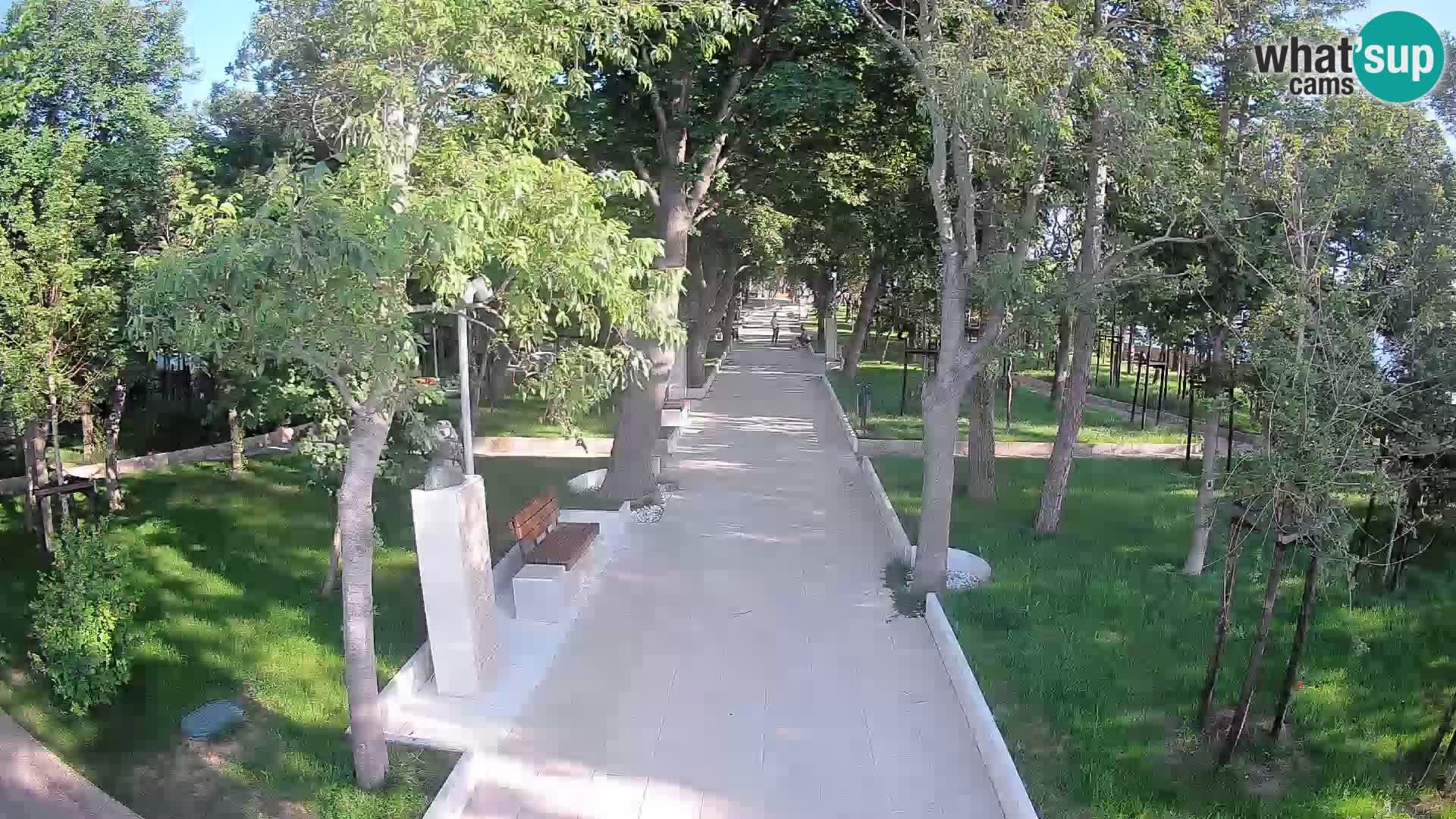 Writers’ Park Webcam Senj – Live by the Sea