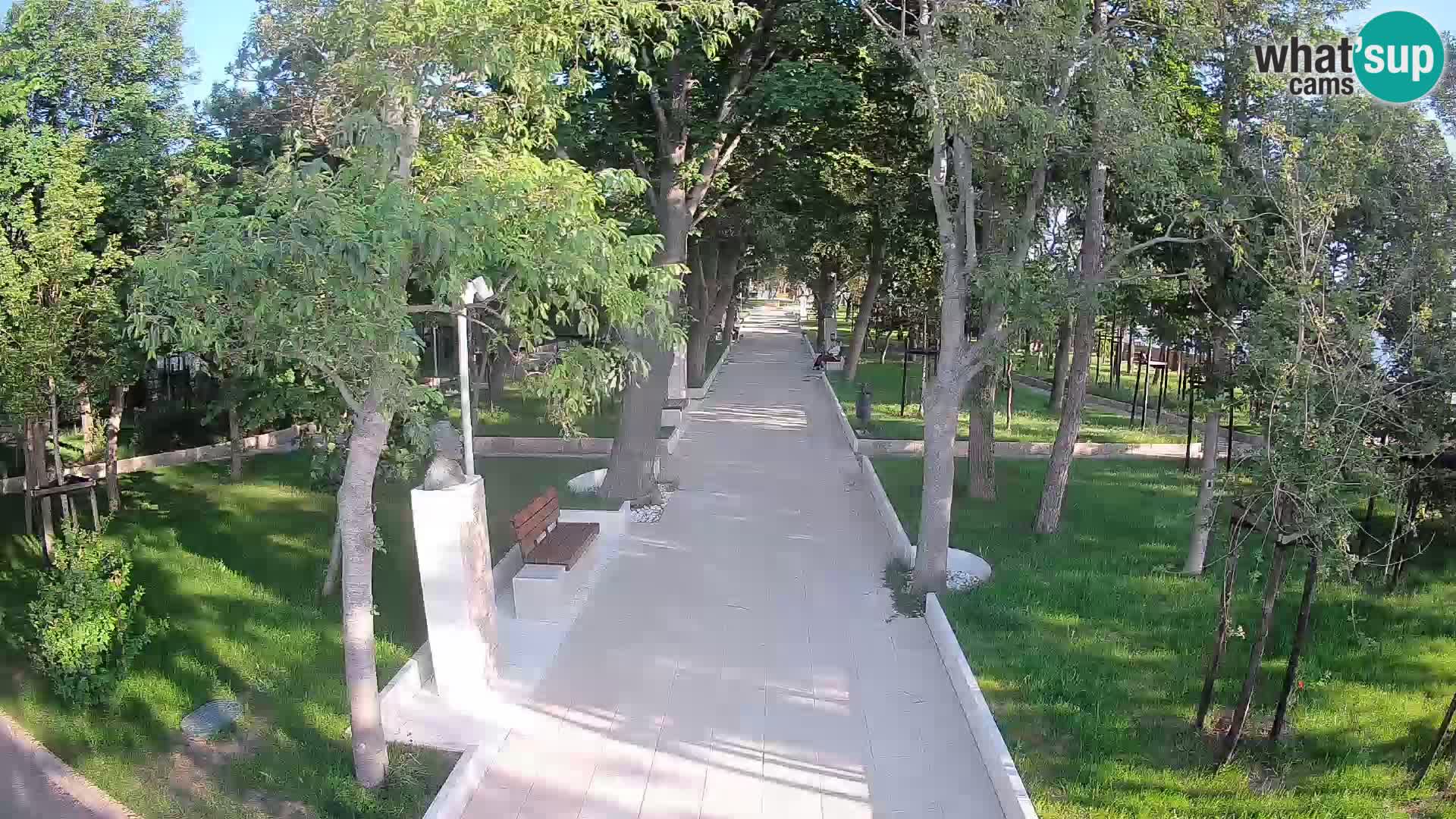 Writers’ Park Webcam Senj – Live by the Sea