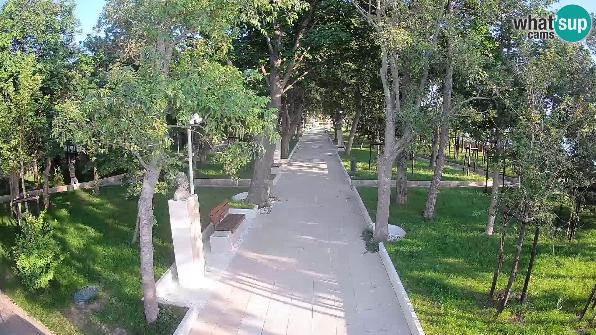 Writers’ Park Webcam Senj – Live by the Sea