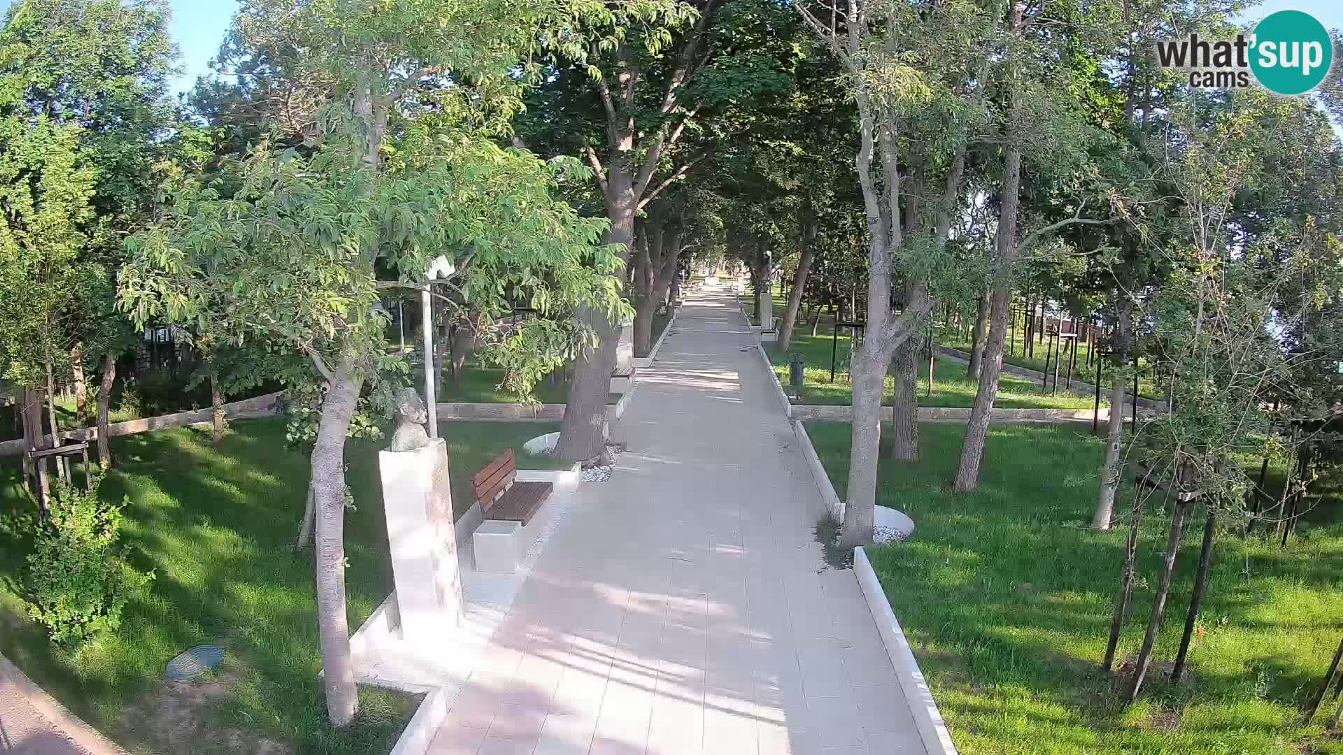 Writers’ Park Webcam Senj – Live by the Sea