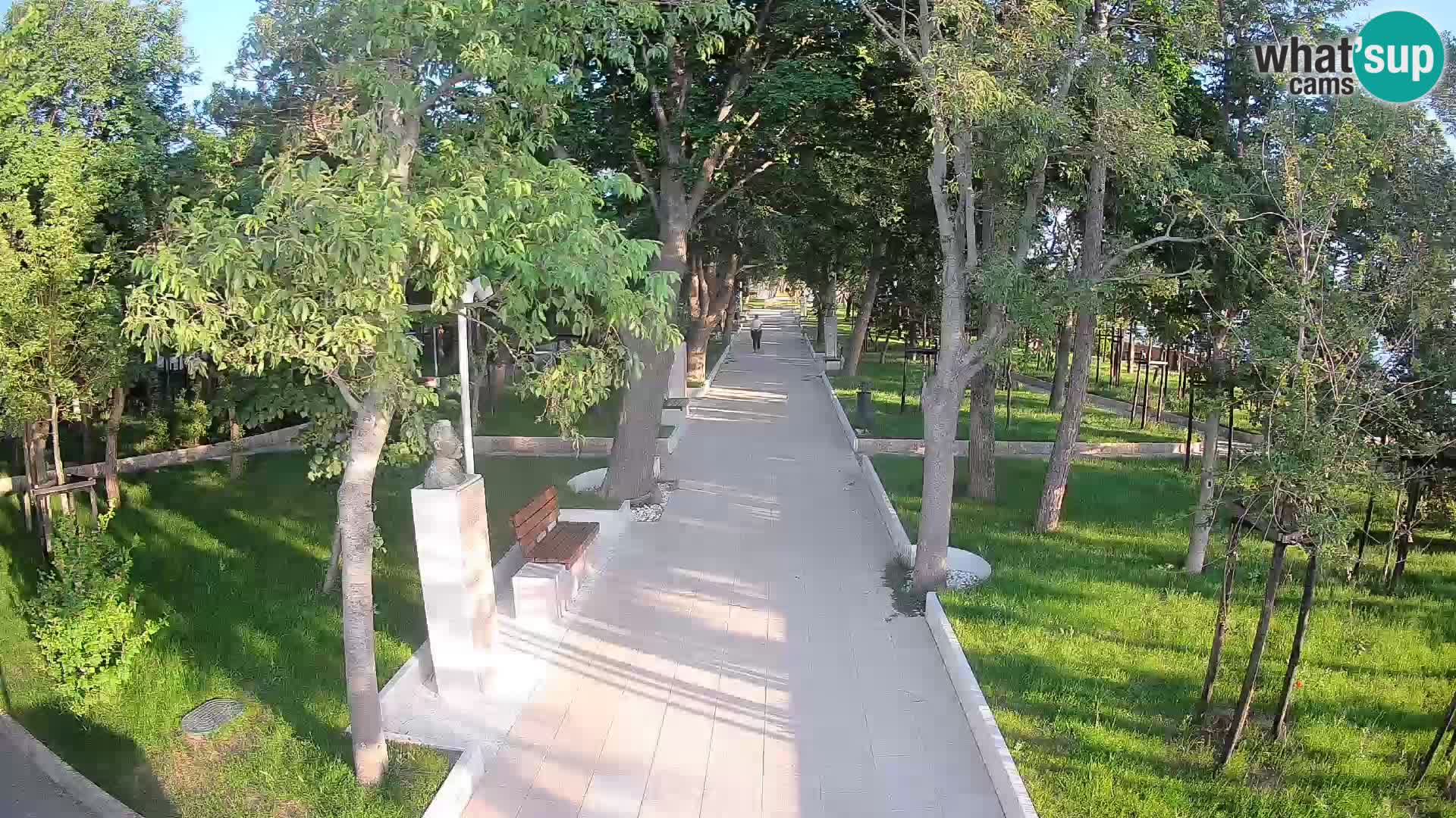 Writers’ Park Webcam Senj – Live by the Sea