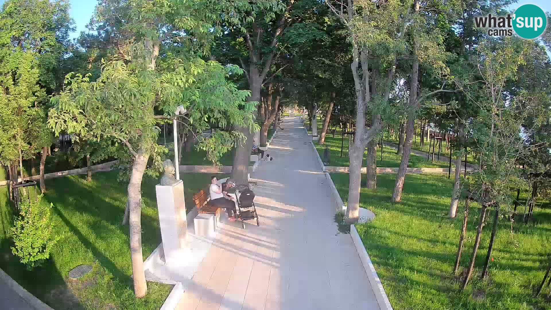 Writers’ Park Webcam Senj – Live by the Sea
