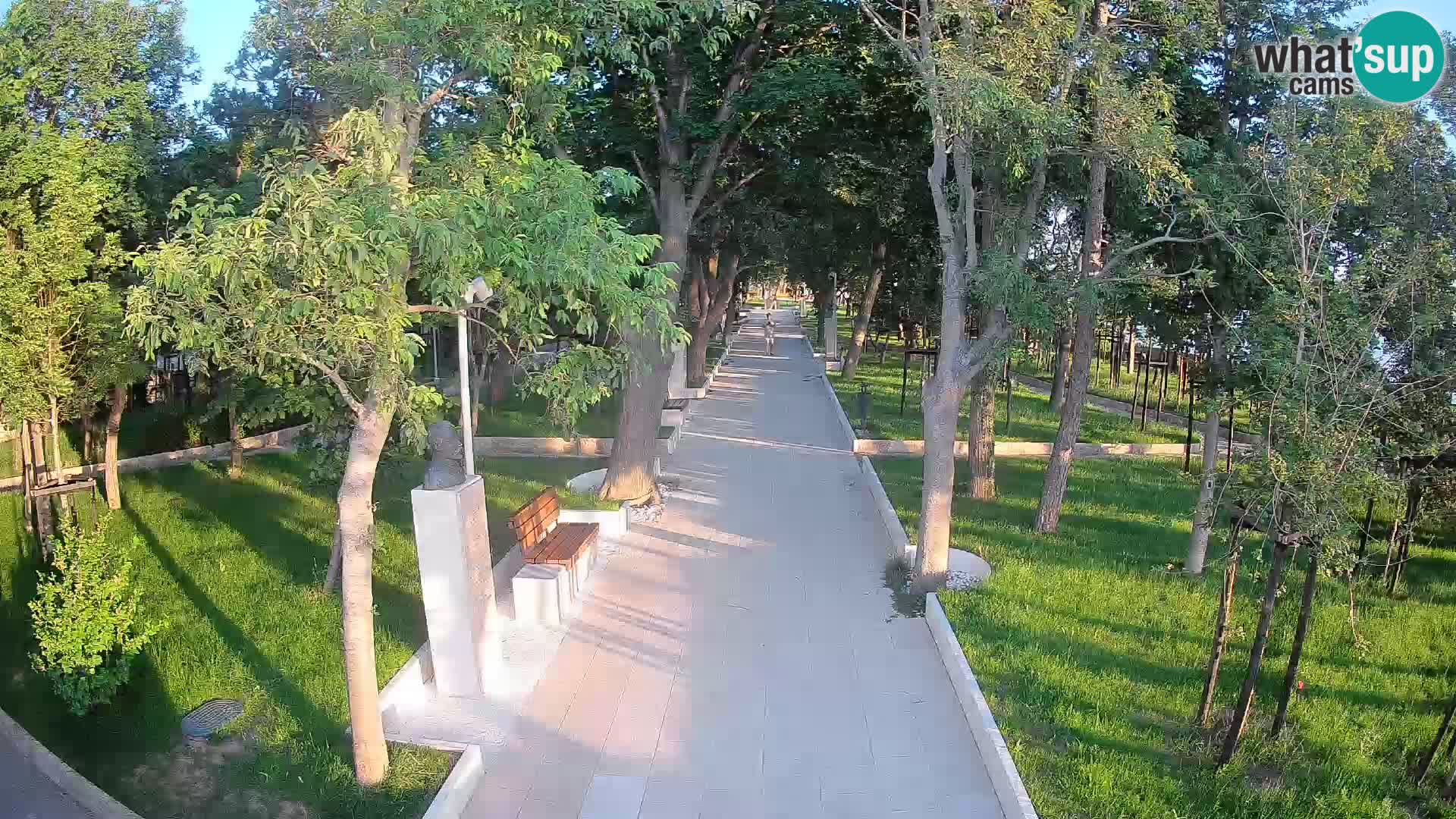Writers’ Park Webcam Senj – Live by the Sea