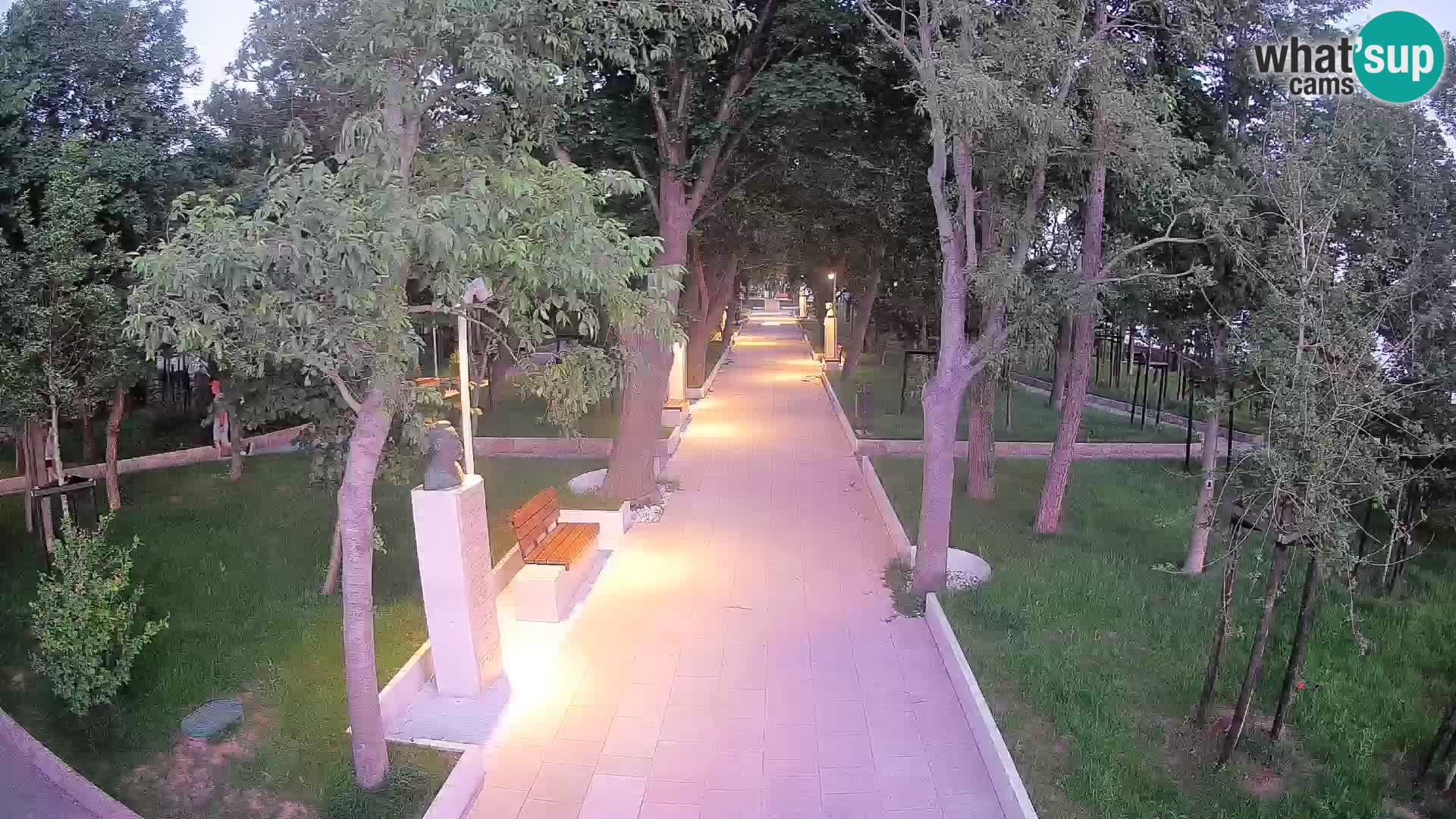 Writers’ Park Webcam Senj – Live by the Sea