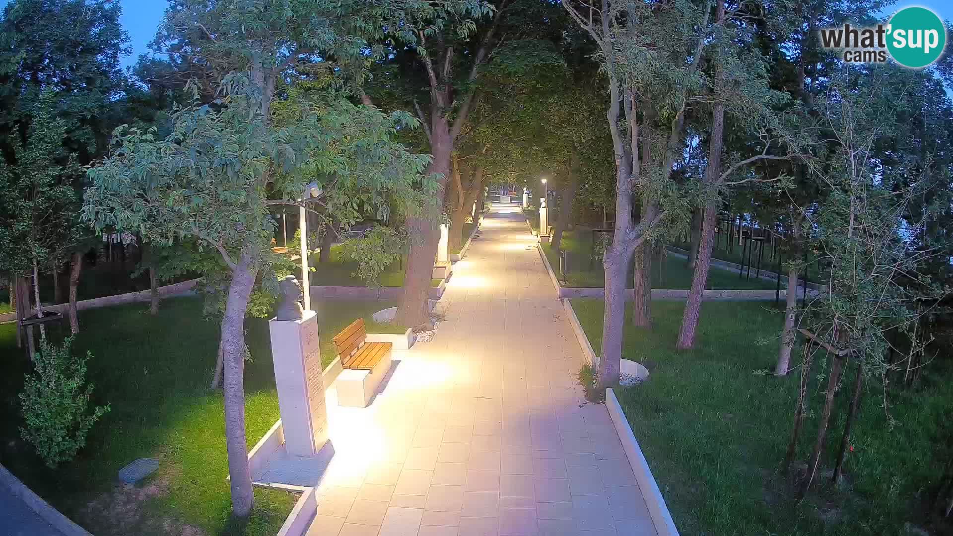 Writers’ Park Webcam Senj – Live by the Sea