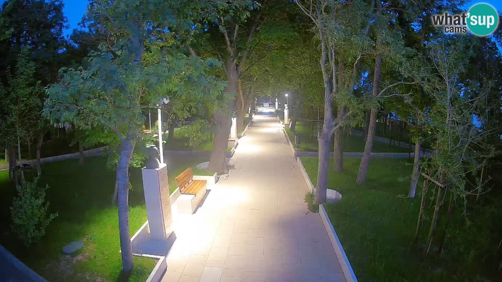 Writers’ Park Webcam Senj – Live by the Sea