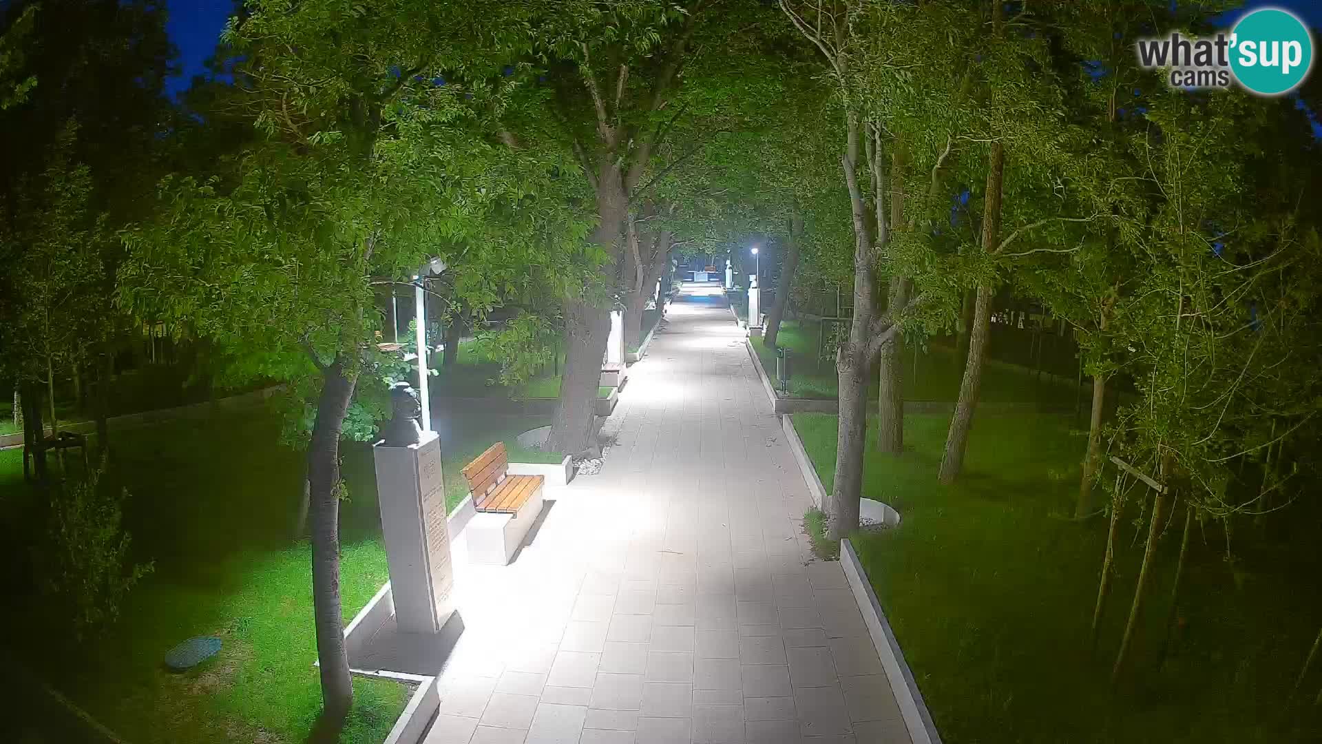 Webcam Schriftstellerpark Senj – Live am Meer