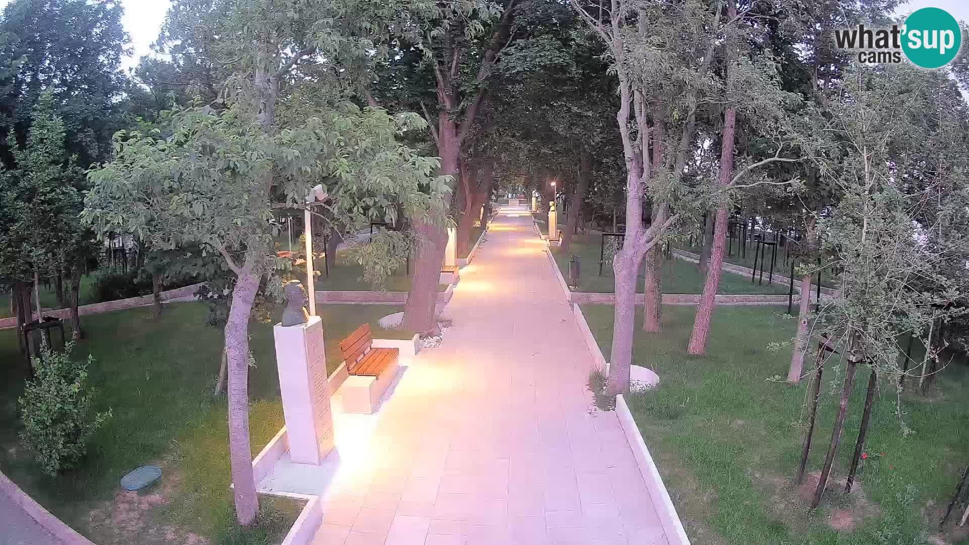 Writers’ Park Webcam Senj – Live by the Sea