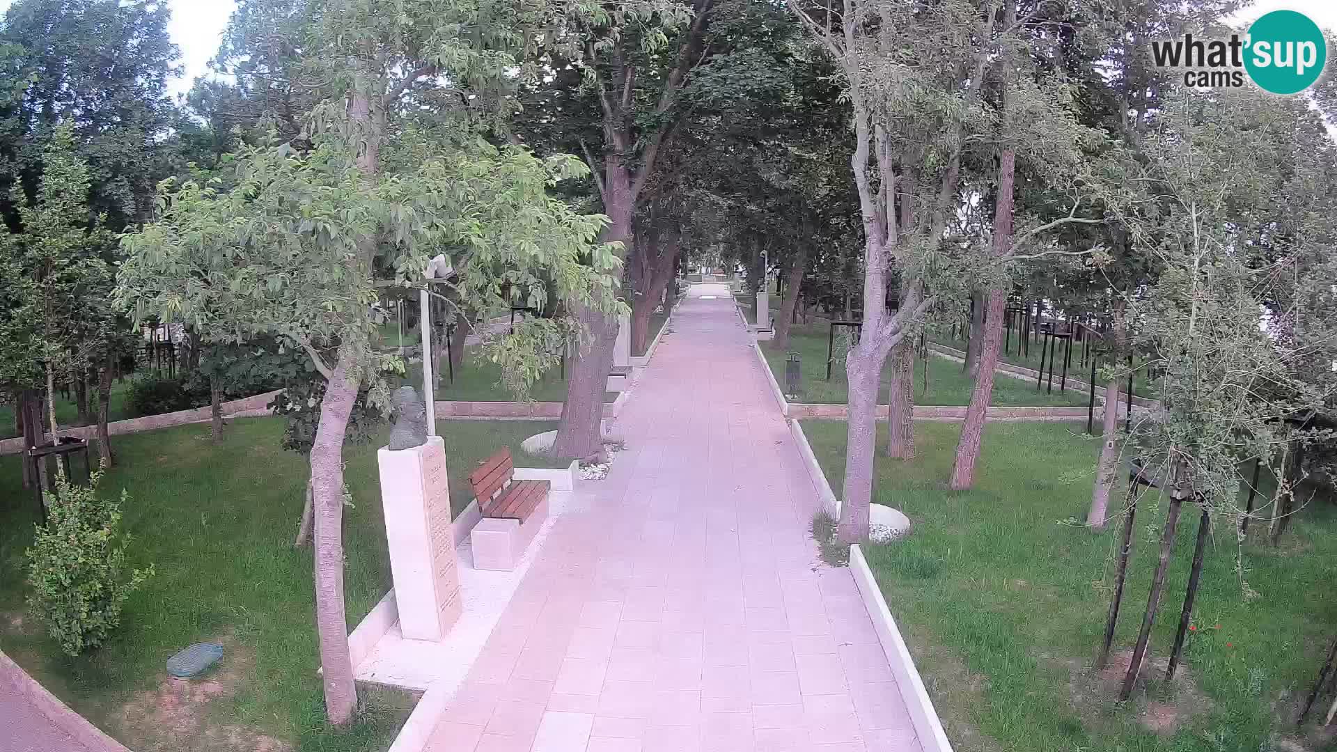 Webcam Schriftstellerpark Senj – Live am Meer