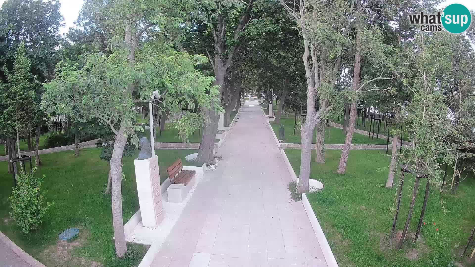 Writers’ Park Webcam Senj – Live by the Sea
