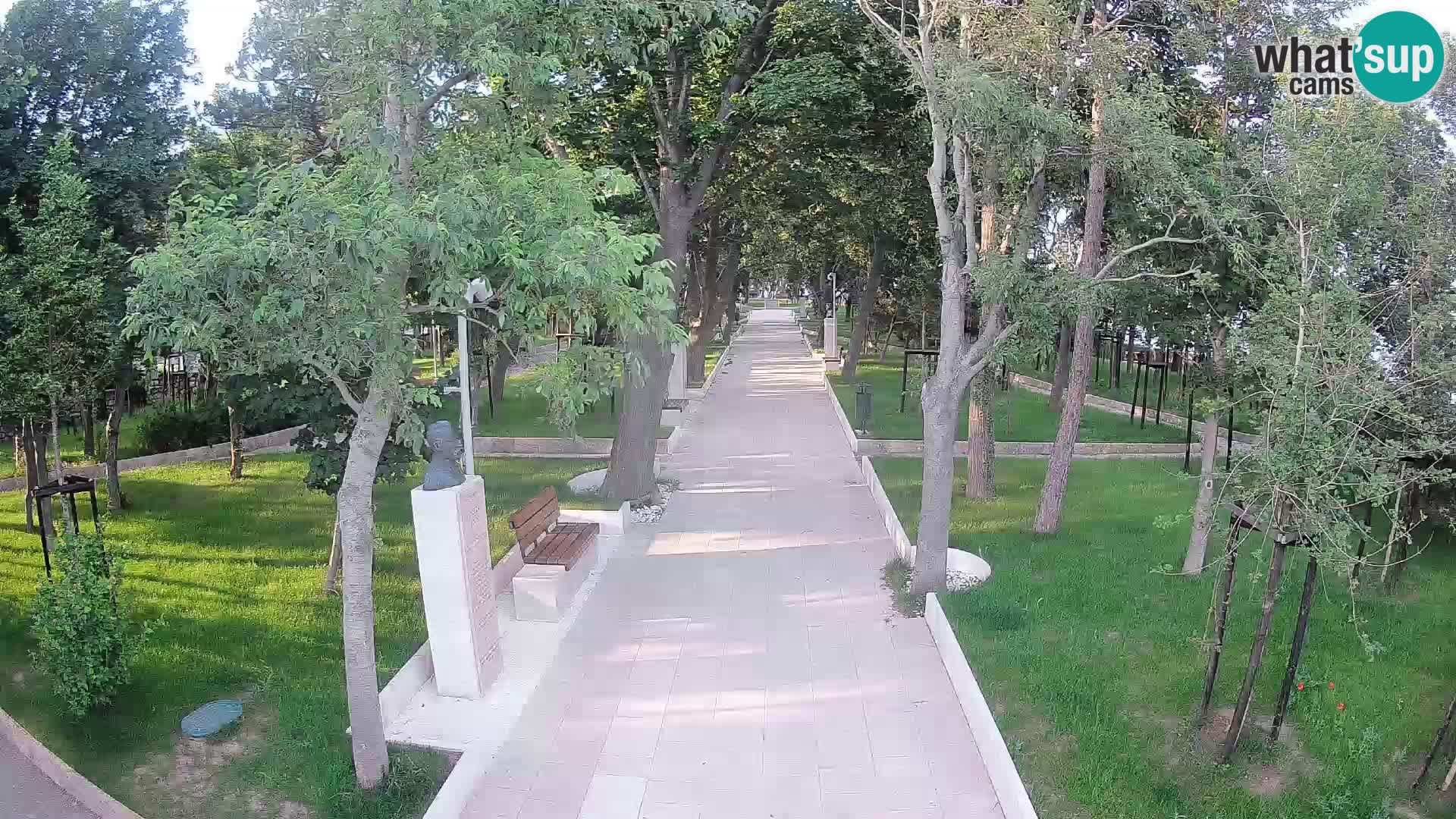 Writers’ Park Webcam Senj – Live by the Sea
