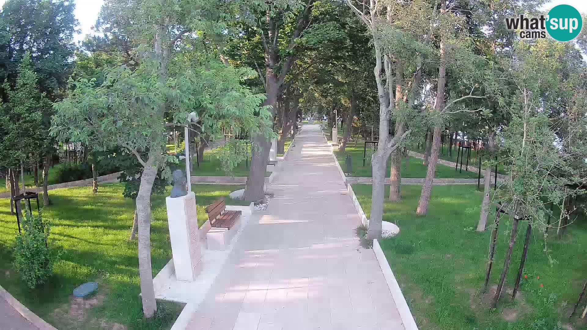 Writers’ Park Webcam Senj – Live by the Sea