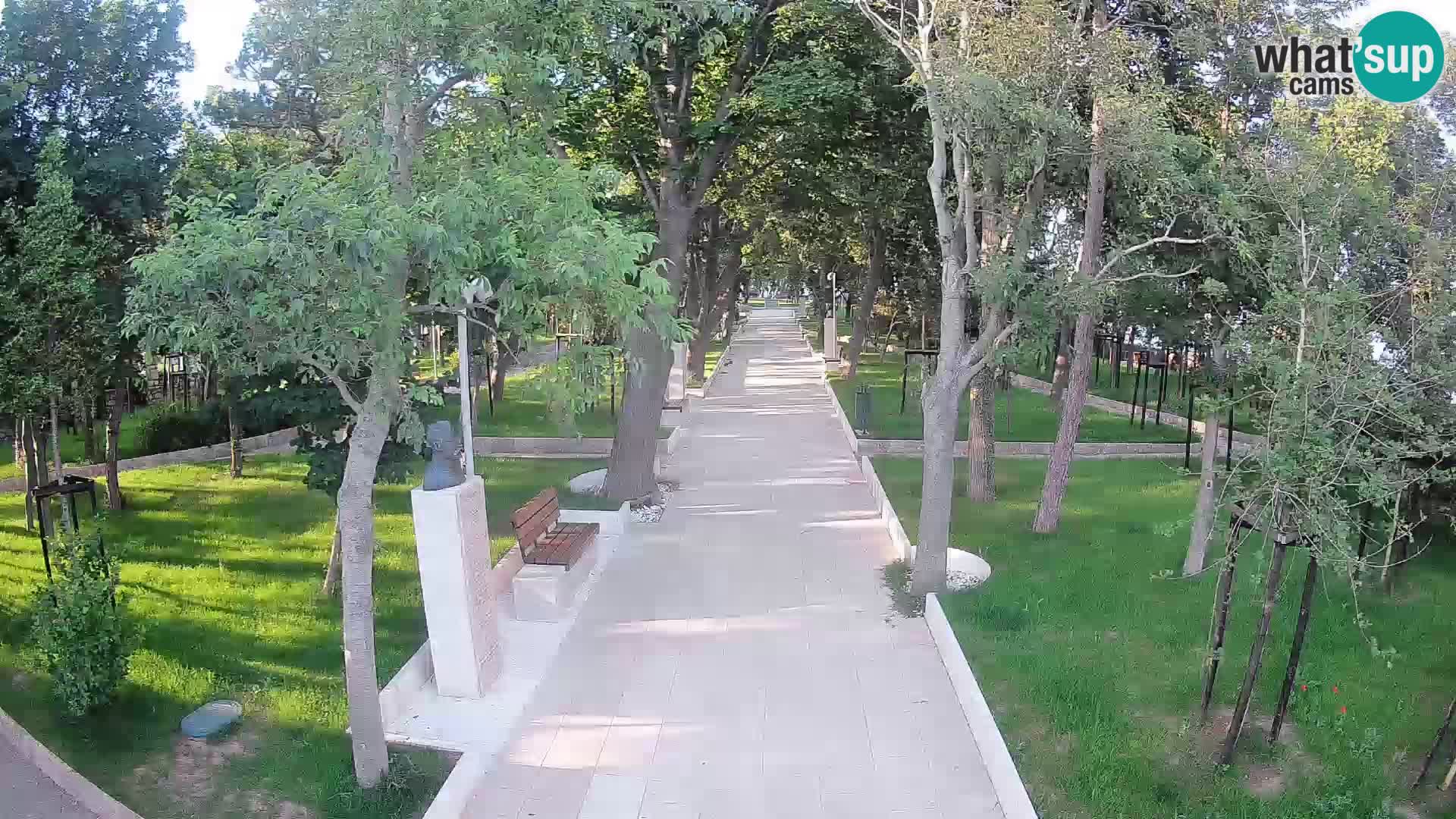 Writers’ Park Webcam Senj – Live by the Sea