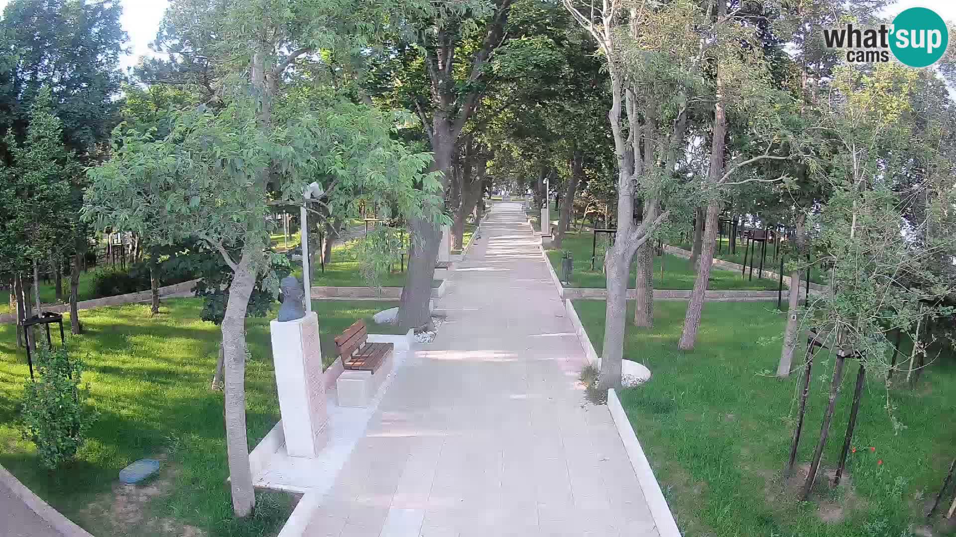 Writers’ Park Webcam Senj – Live by the Sea