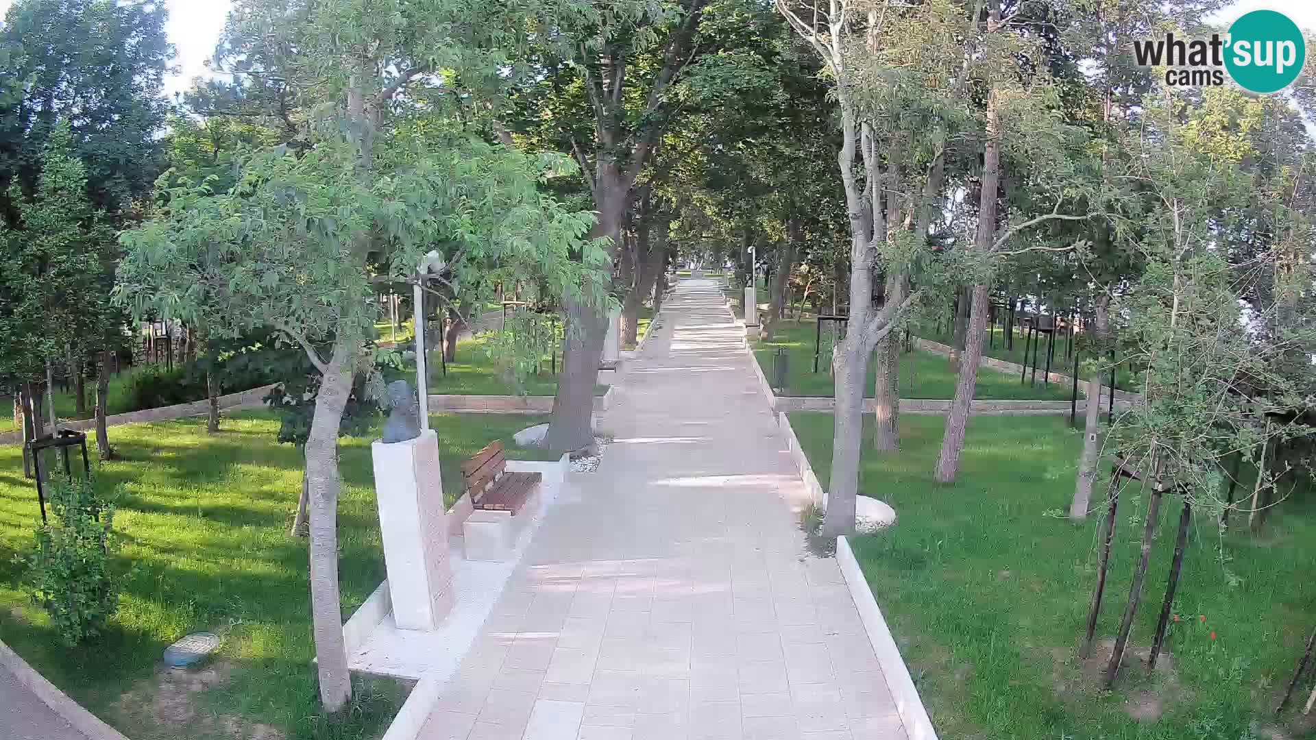 Writers’ Park Webcam Senj – Live by the Sea