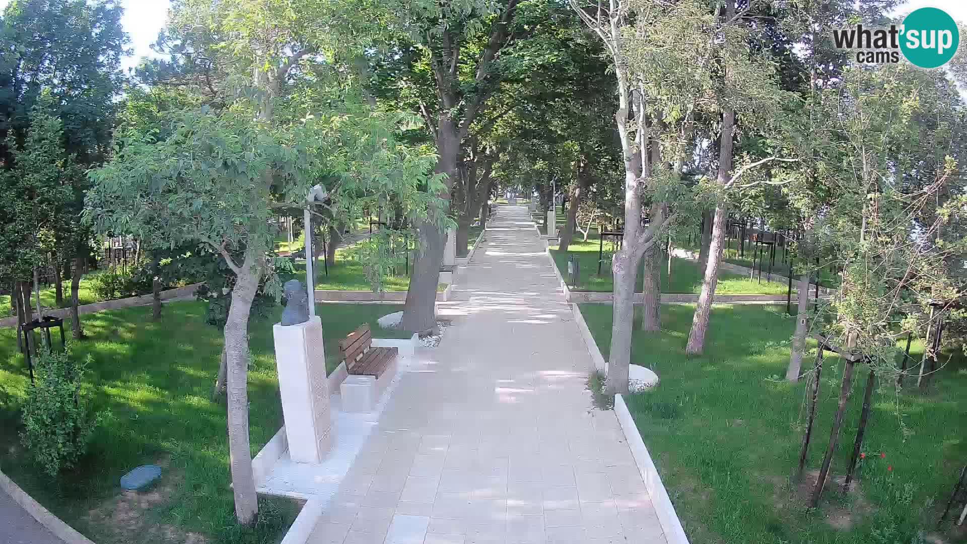 Writers’ Park Webcam Senj – Live by the Sea