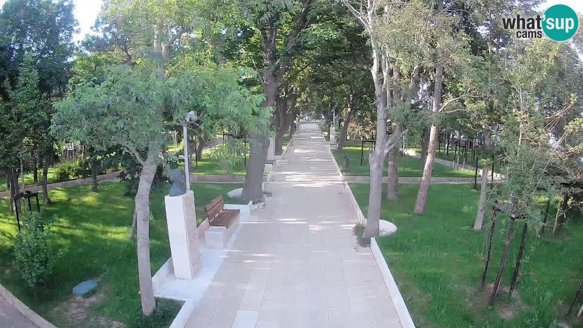 Writers’ Park Webcam Senj – Live by the Sea
