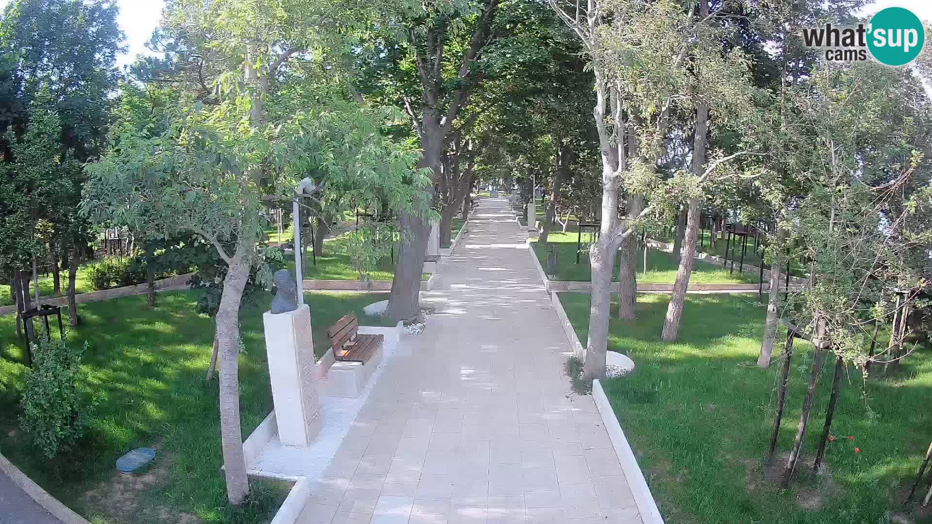 Writers’ Park Webcam Senj – Live by the Sea