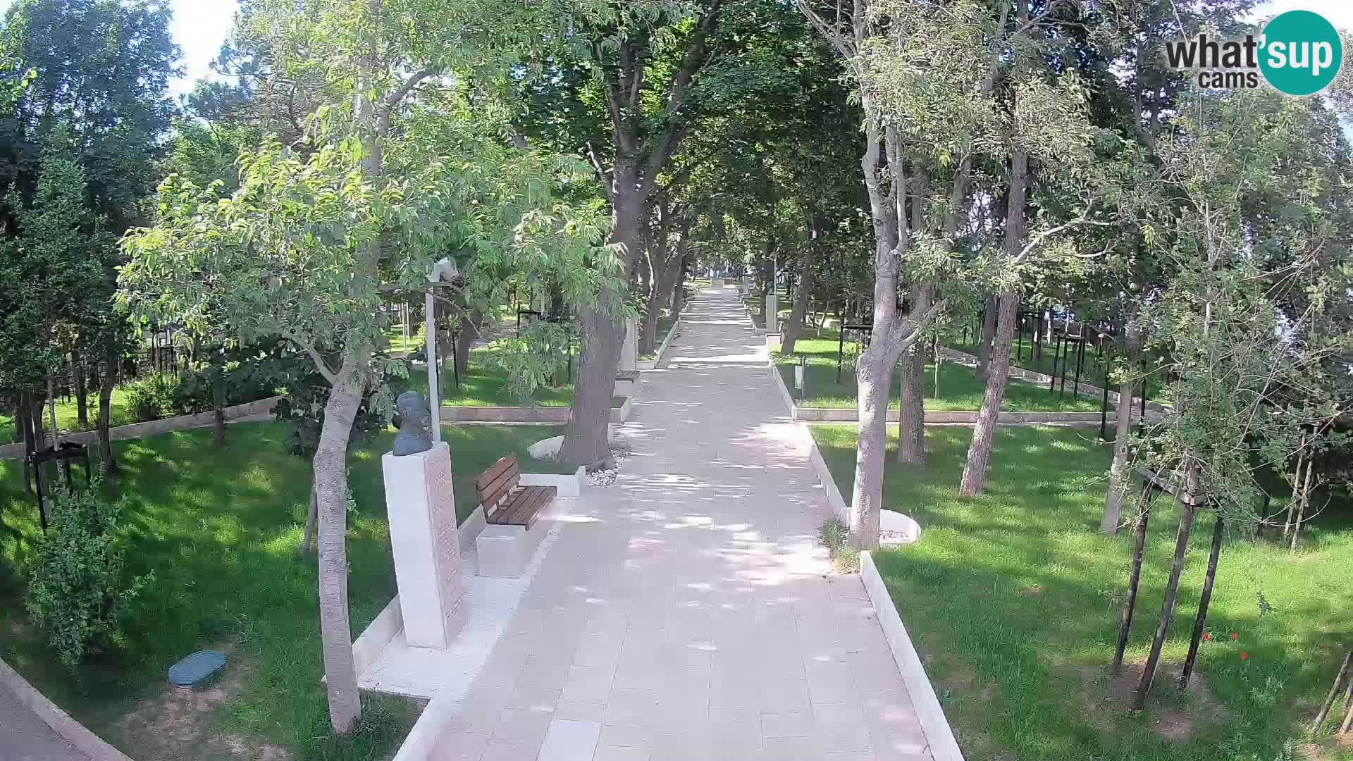Writers’ Park Webcam Senj – Live by the Sea