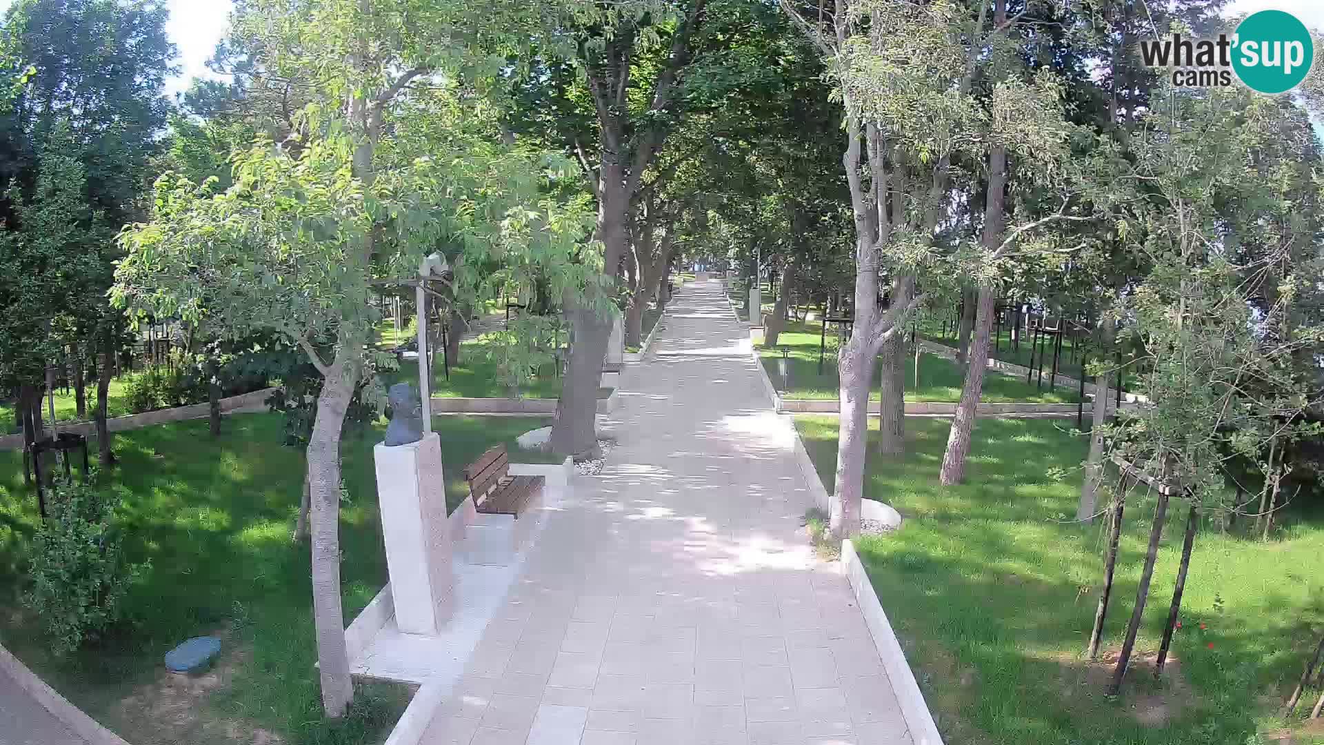 Writers’ Park Webcam Senj – Live by the Sea