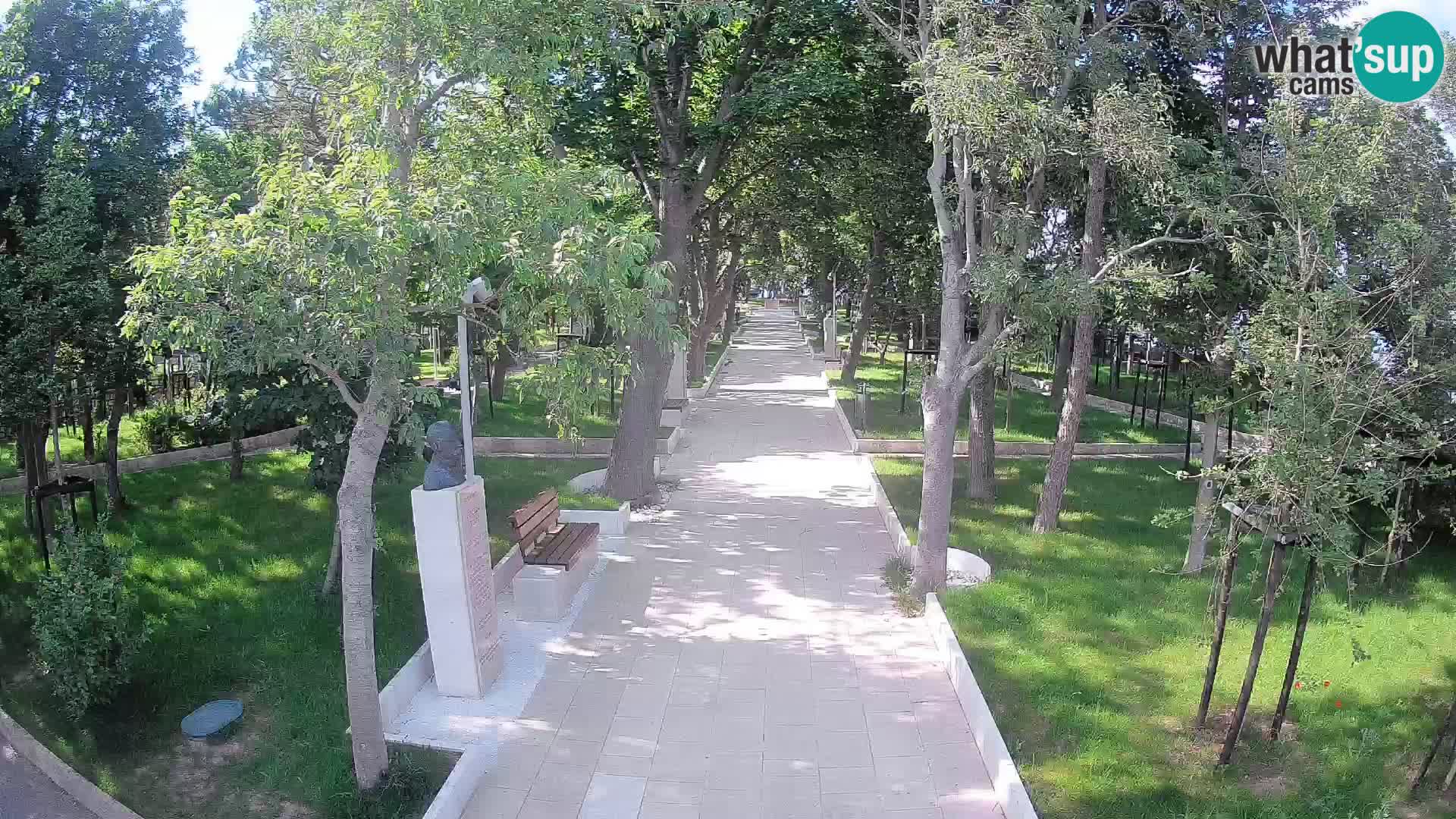 Writers’ Park Webcam Senj – Live by the Sea
