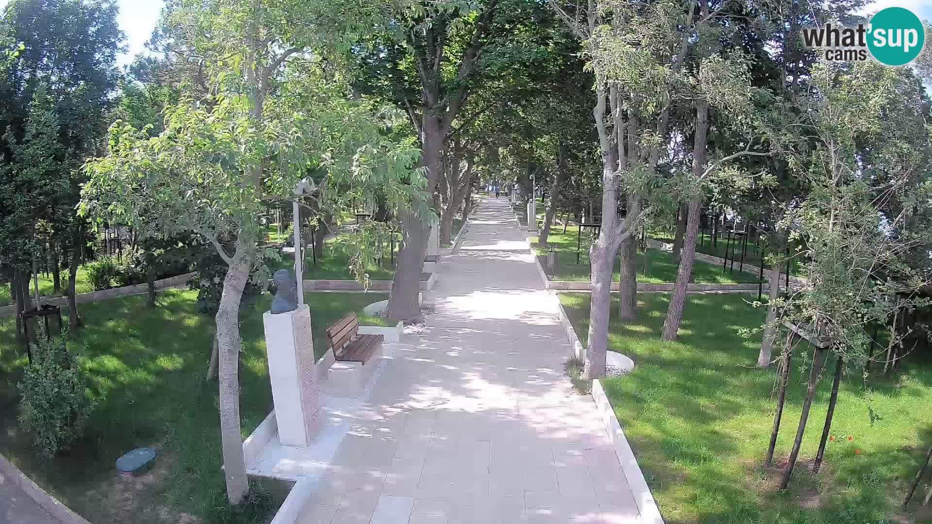 Writers’ Park Webcam Senj – Live by the Sea