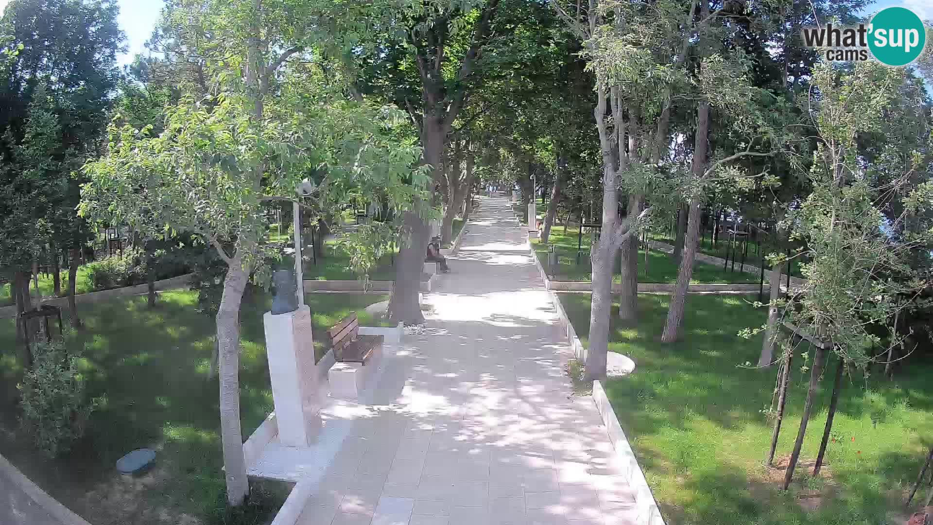 Writers’ Park Webcam Senj – Live by the Sea