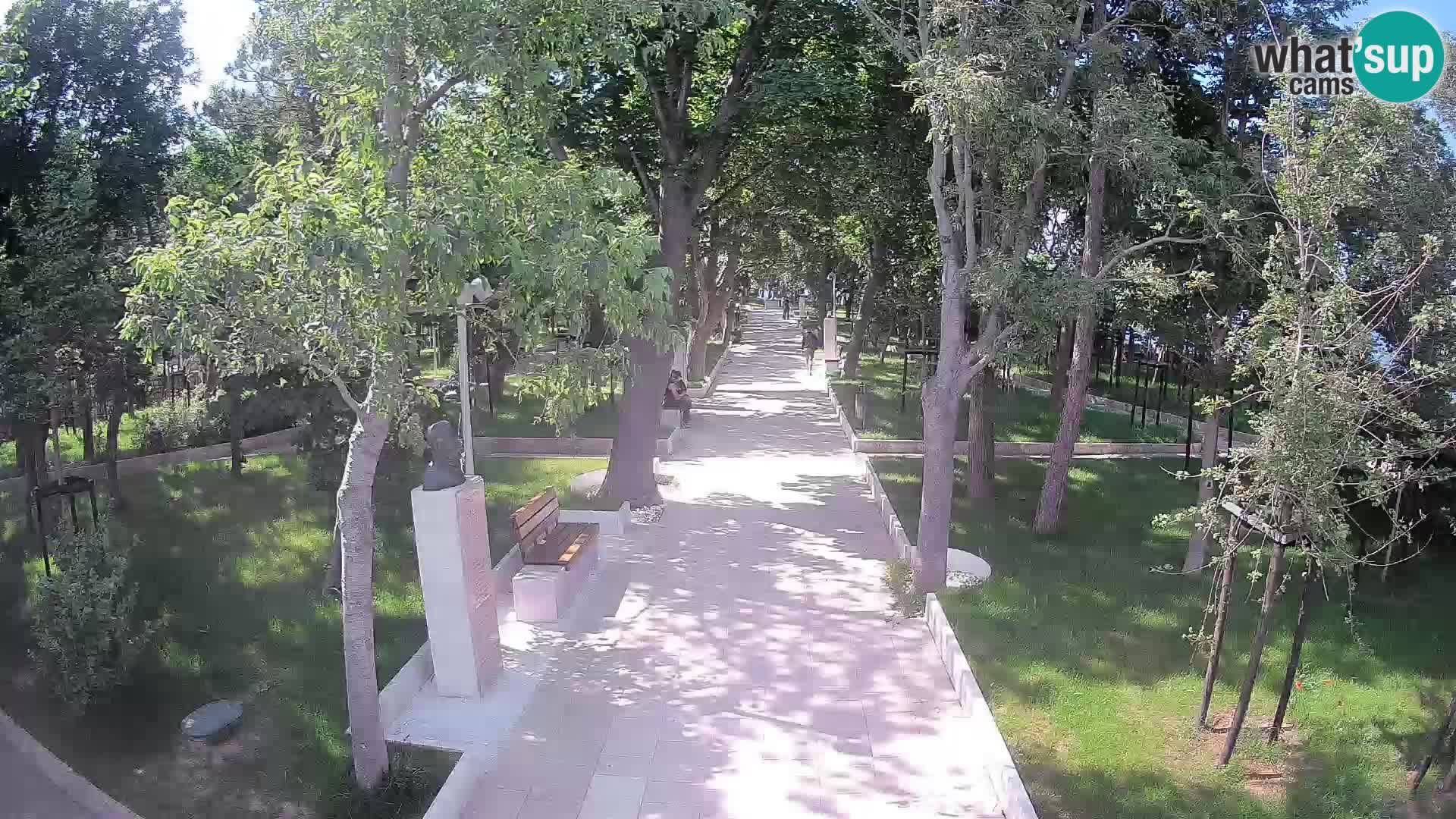 Writers’ Park Webcam Senj – Live by the Sea