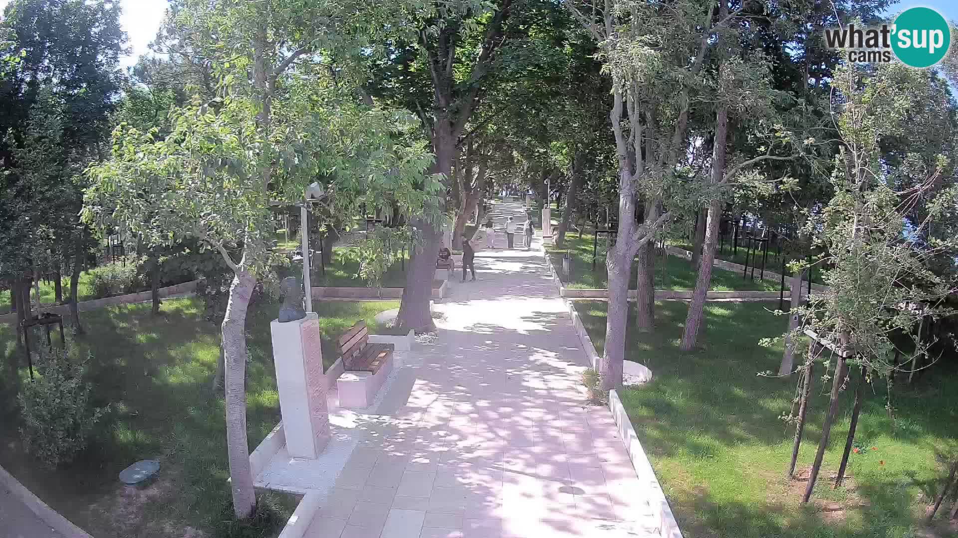 Webcam Schriftstellerpark Senj – Live am Meer