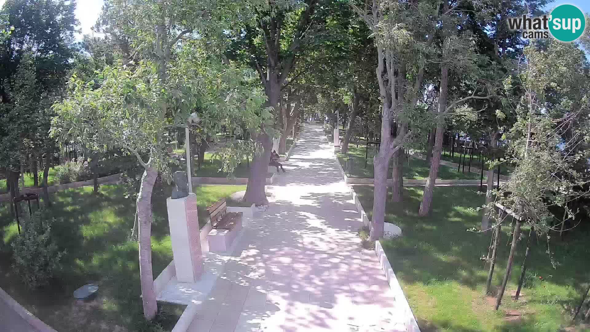 Writers’ Park Webcam Senj – Live by the Sea
