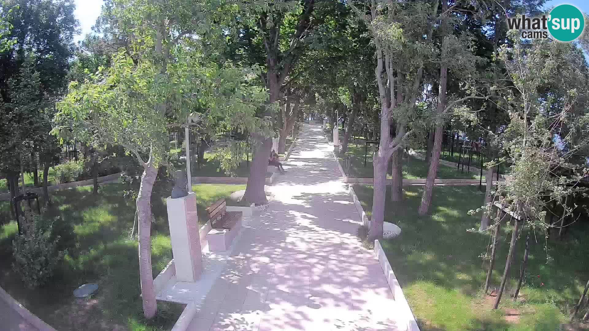 Writers’ Park Webcam Senj – Live by the Sea