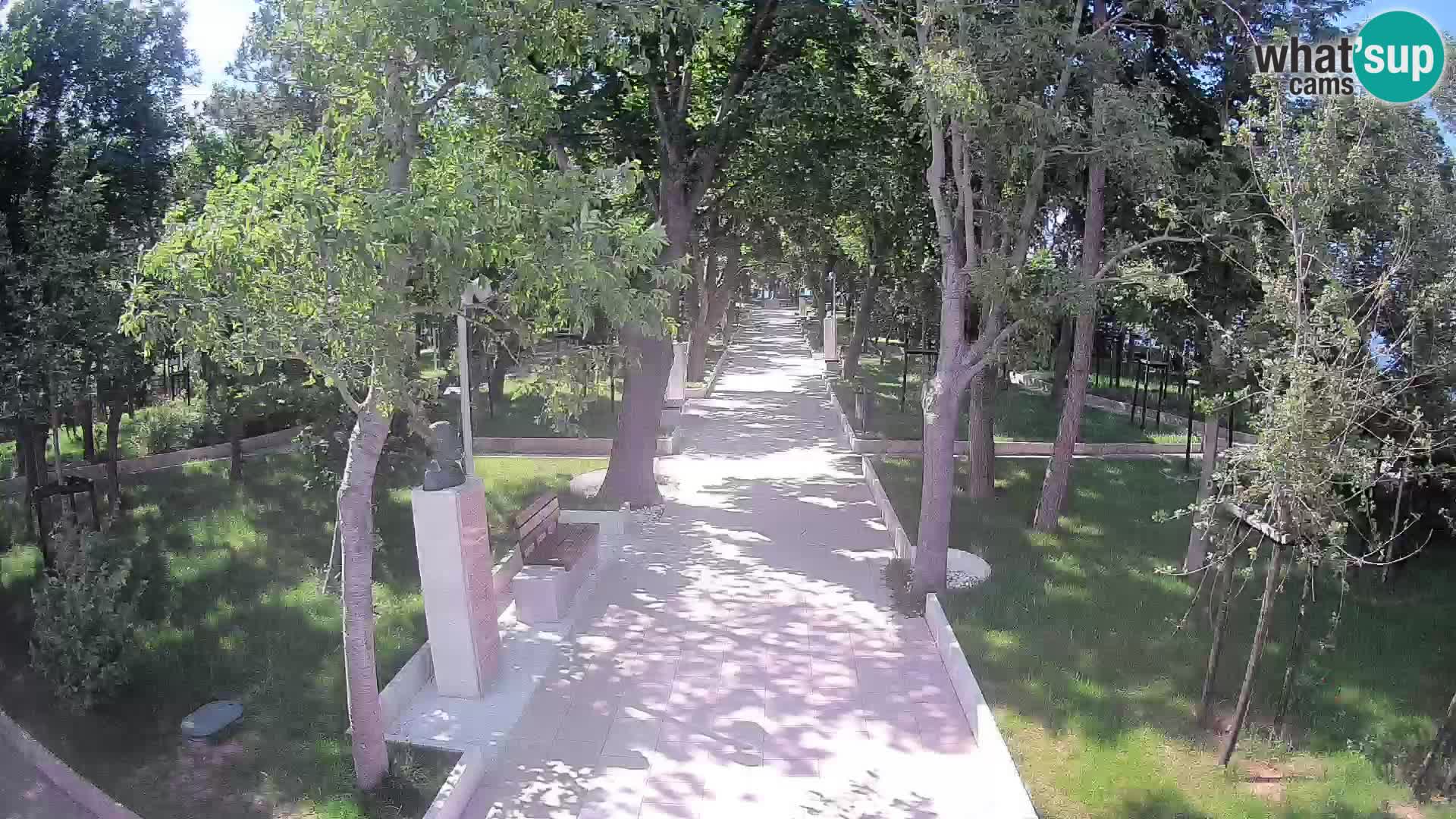 Writers’ Park Webcam Senj – Live by the Sea