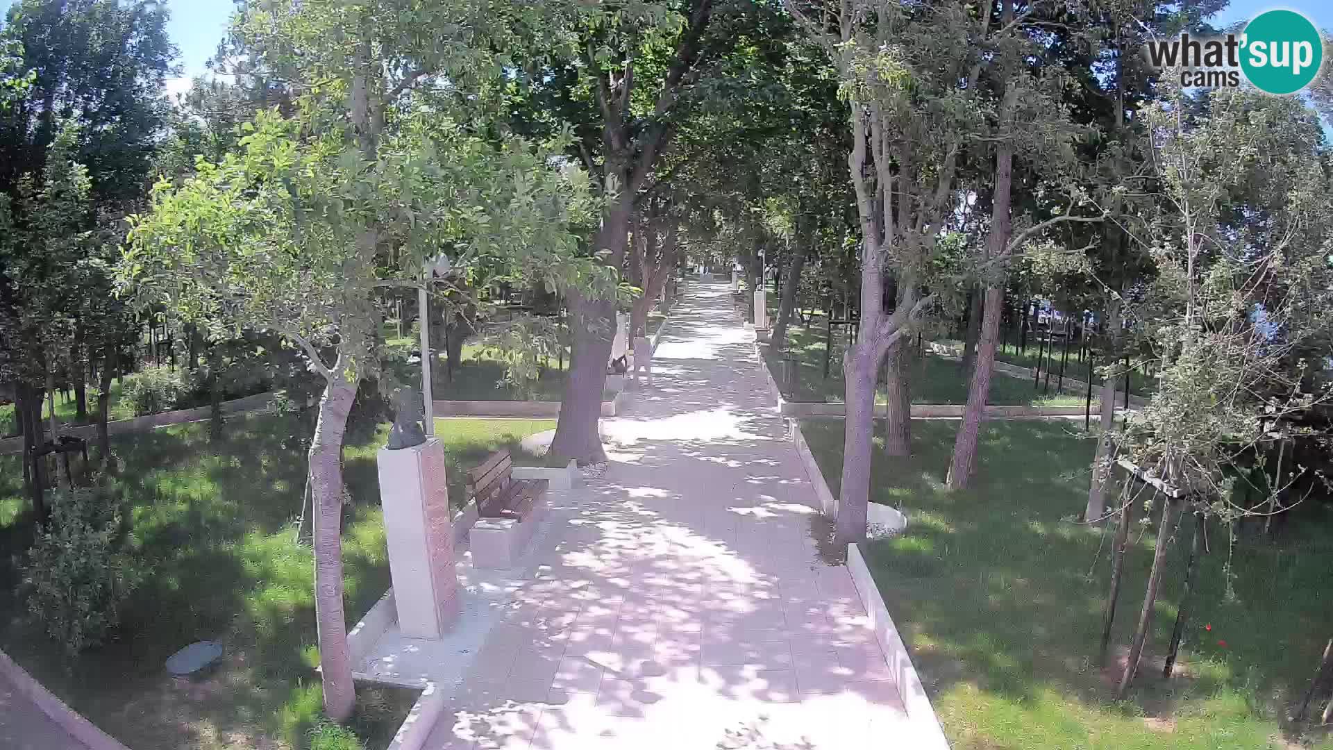 Writers’ Park Webcam Senj – Live by the Sea