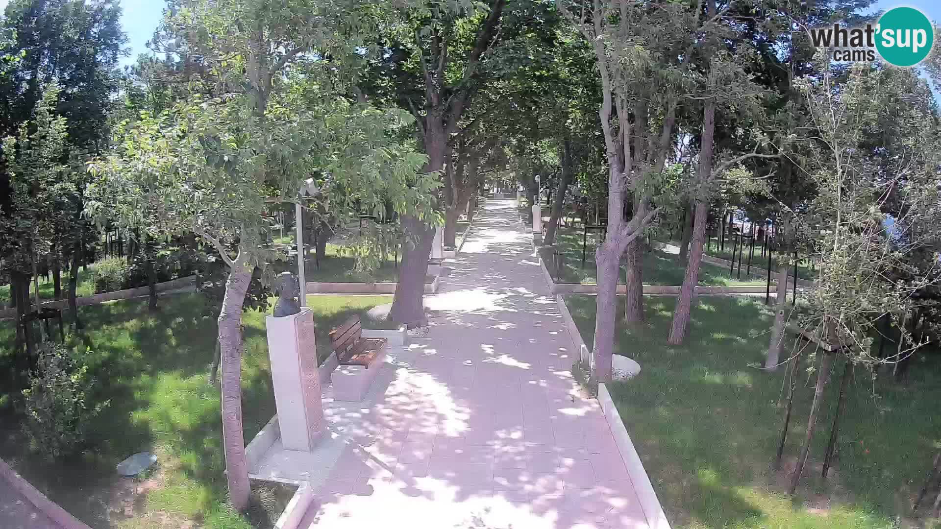 Writers’ Park Webcam Senj – Live by the Sea