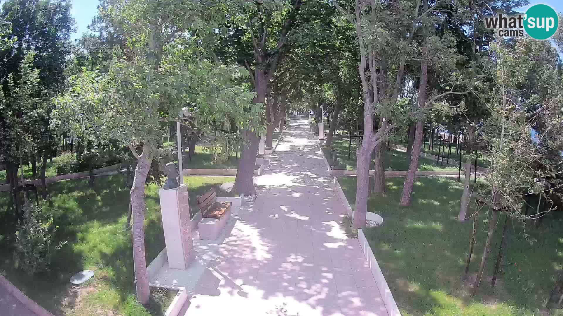 Writers’ Park Webcam Senj – Live by the Sea
