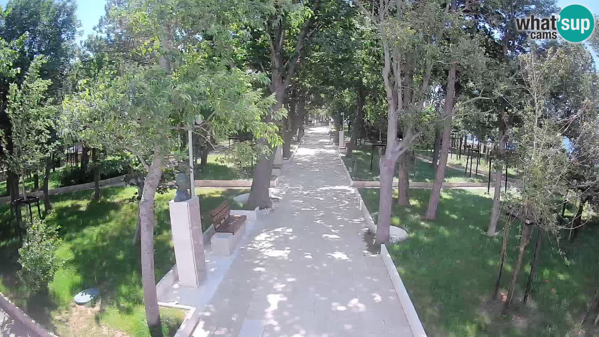 Writers’ Park Webcam Senj – Live by the Sea