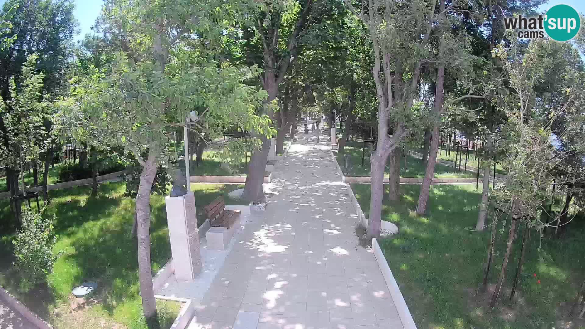 Writers’ Park Webcam Senj – Live by the Sea