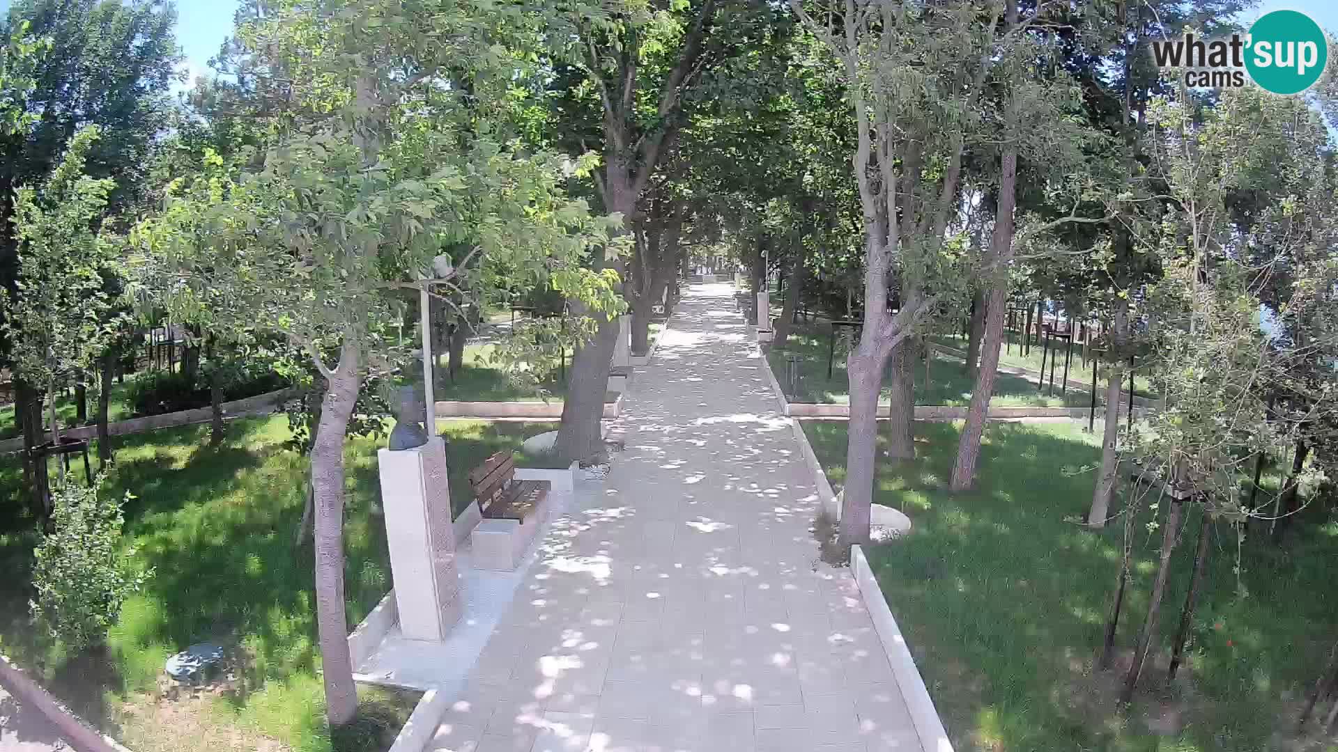 Writers’ Park Webcam Senj – Live by the Sea