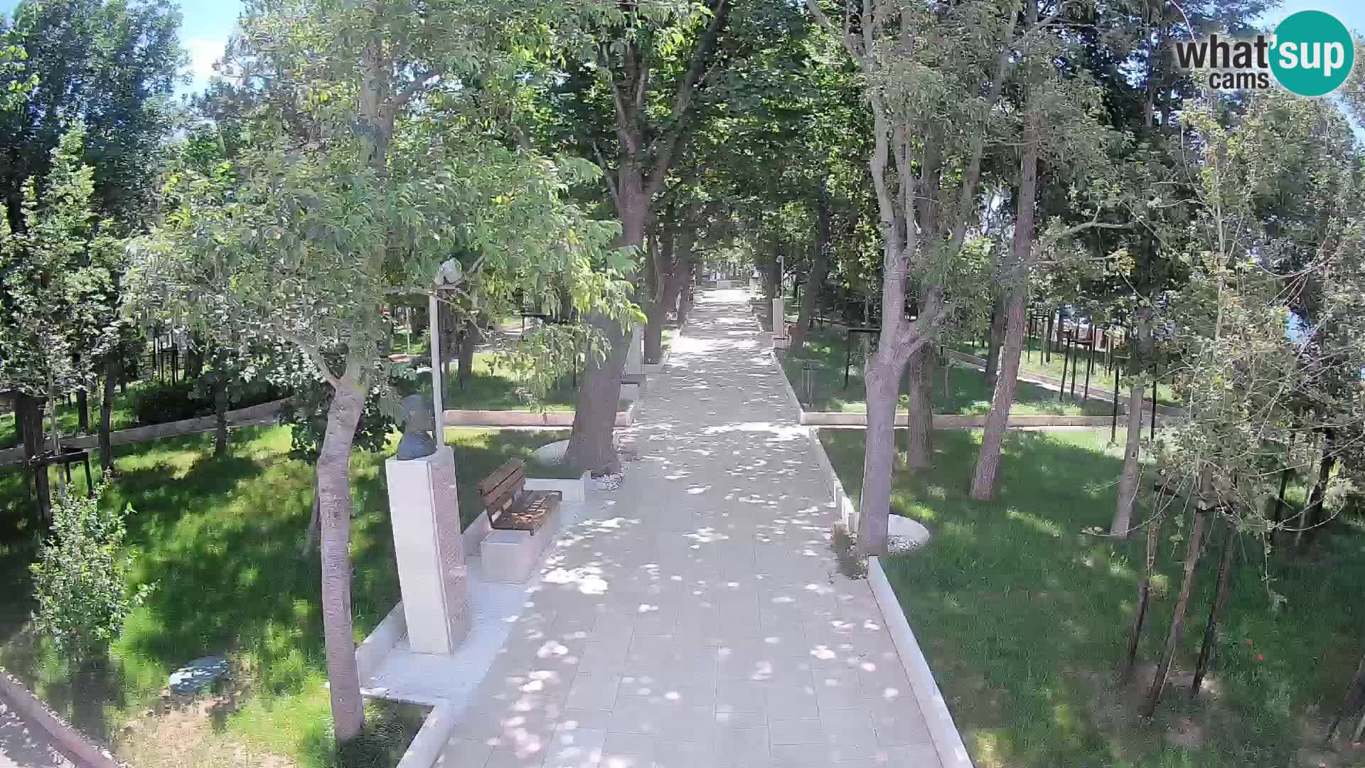 Writers’ Park Webcam Senj – Live by the Sea