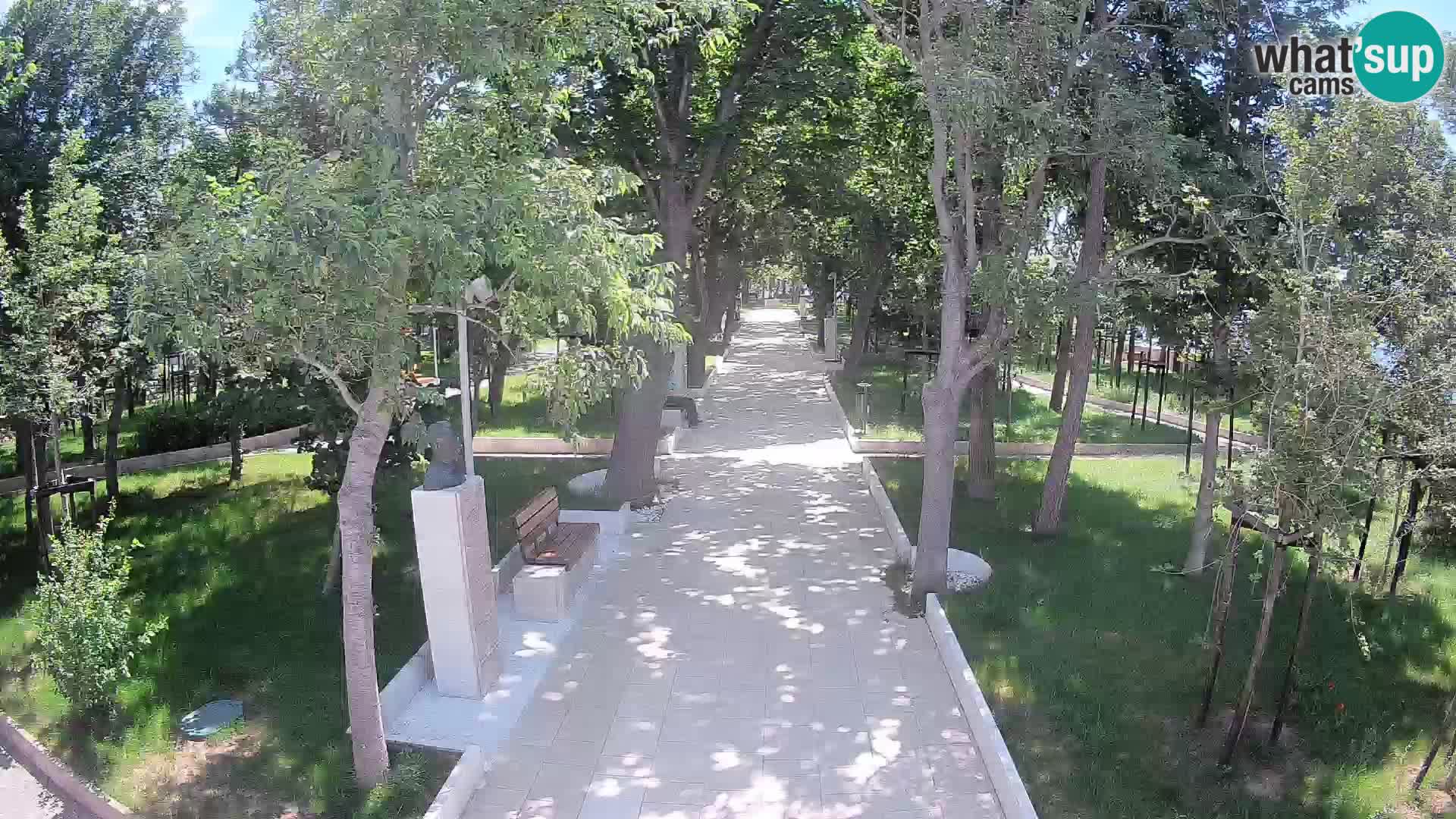 Writers’ Park Webcam Senj – Live by the Sea